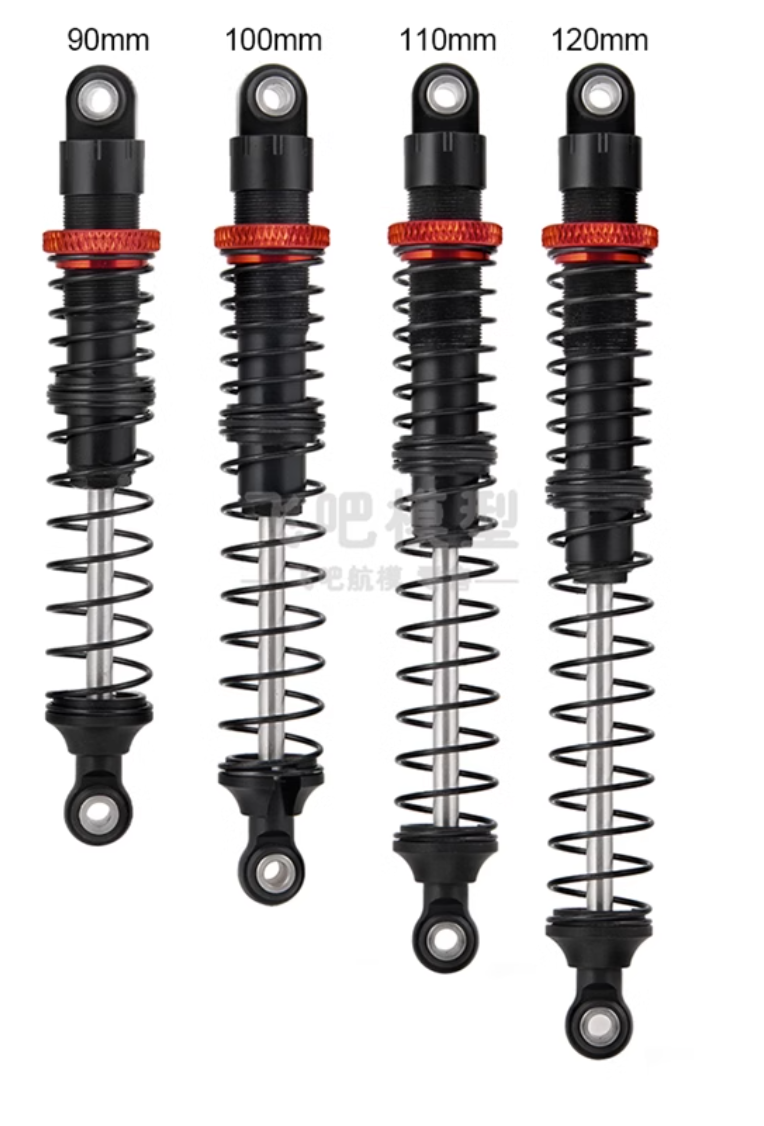 1/10 climbing car metal hydraulic shock absorber double-stage spring s