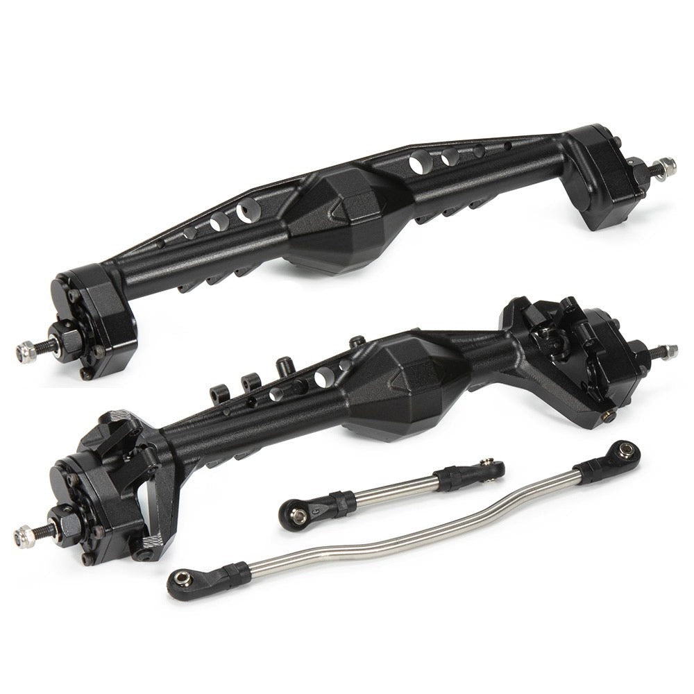 Capra 1/10 pipe frame climbing car aluminum alloy CNC integrated partial egg door axle