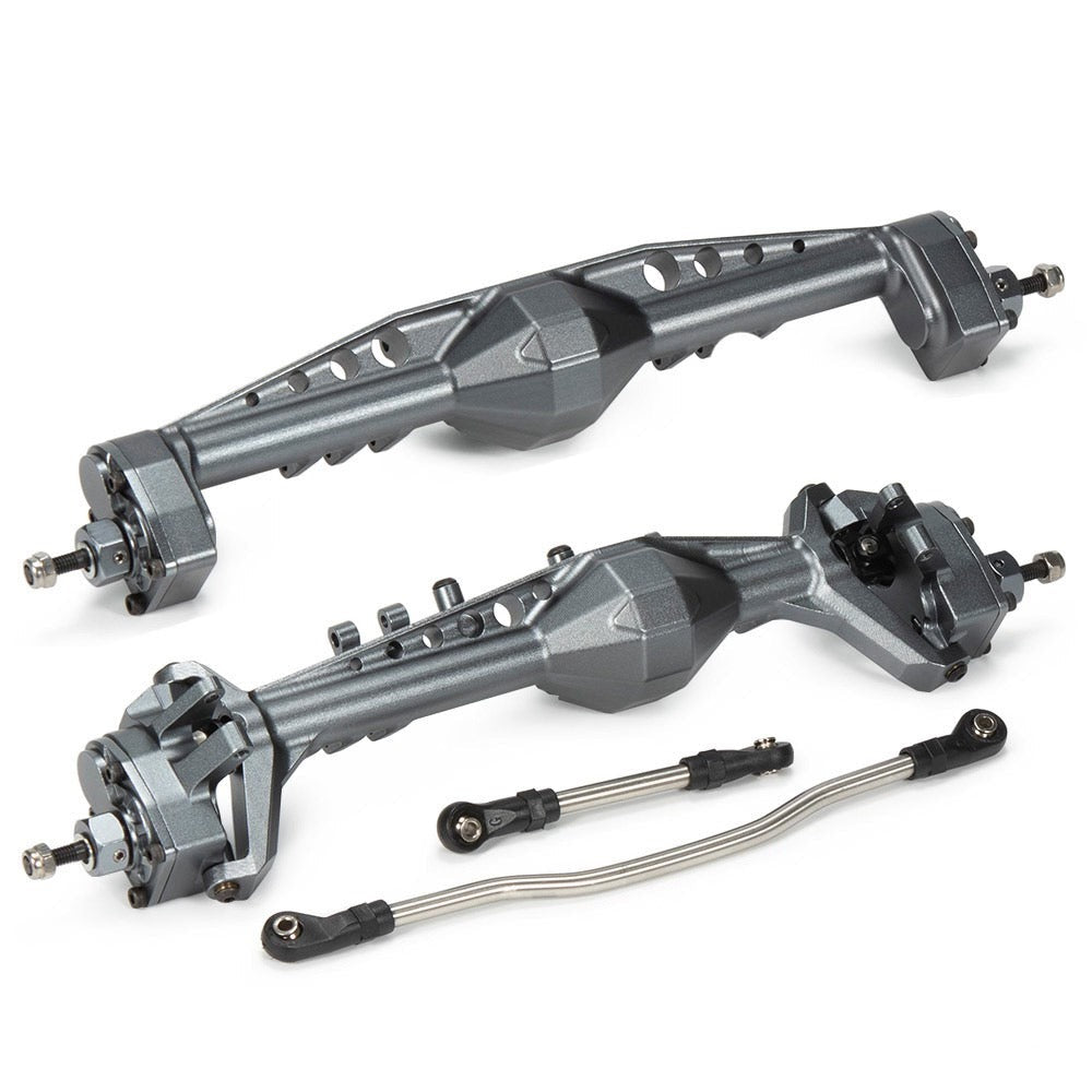 Capra 1/10 pipe frame climbing car aluminum alloy CNC integrated partial egg door axle