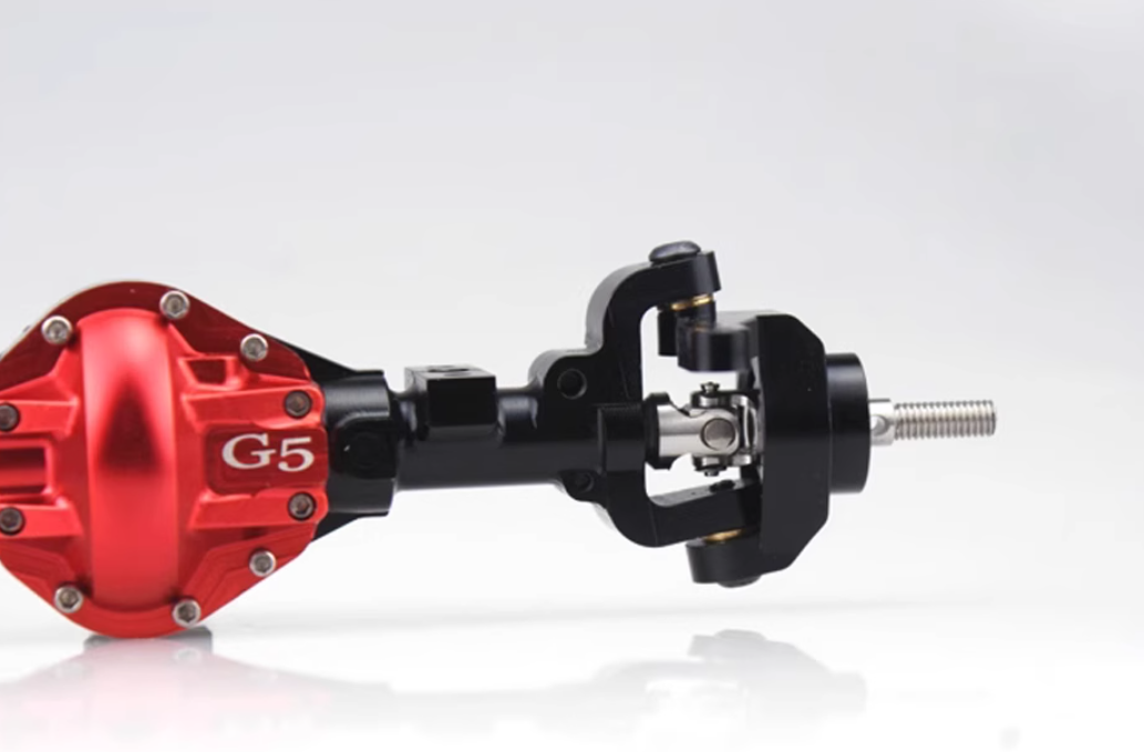 Climbing car metal 1/10 axle straight axis G5 axle large steering scx10 D90 CC01 model