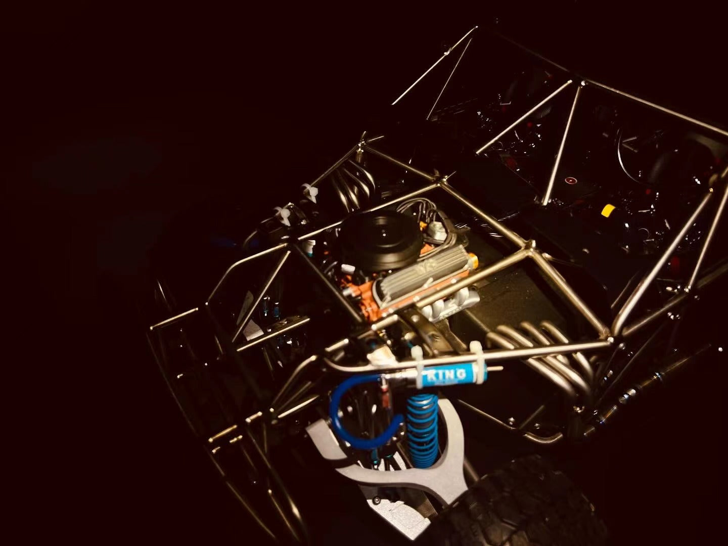 1/10 handmade simulation engine model