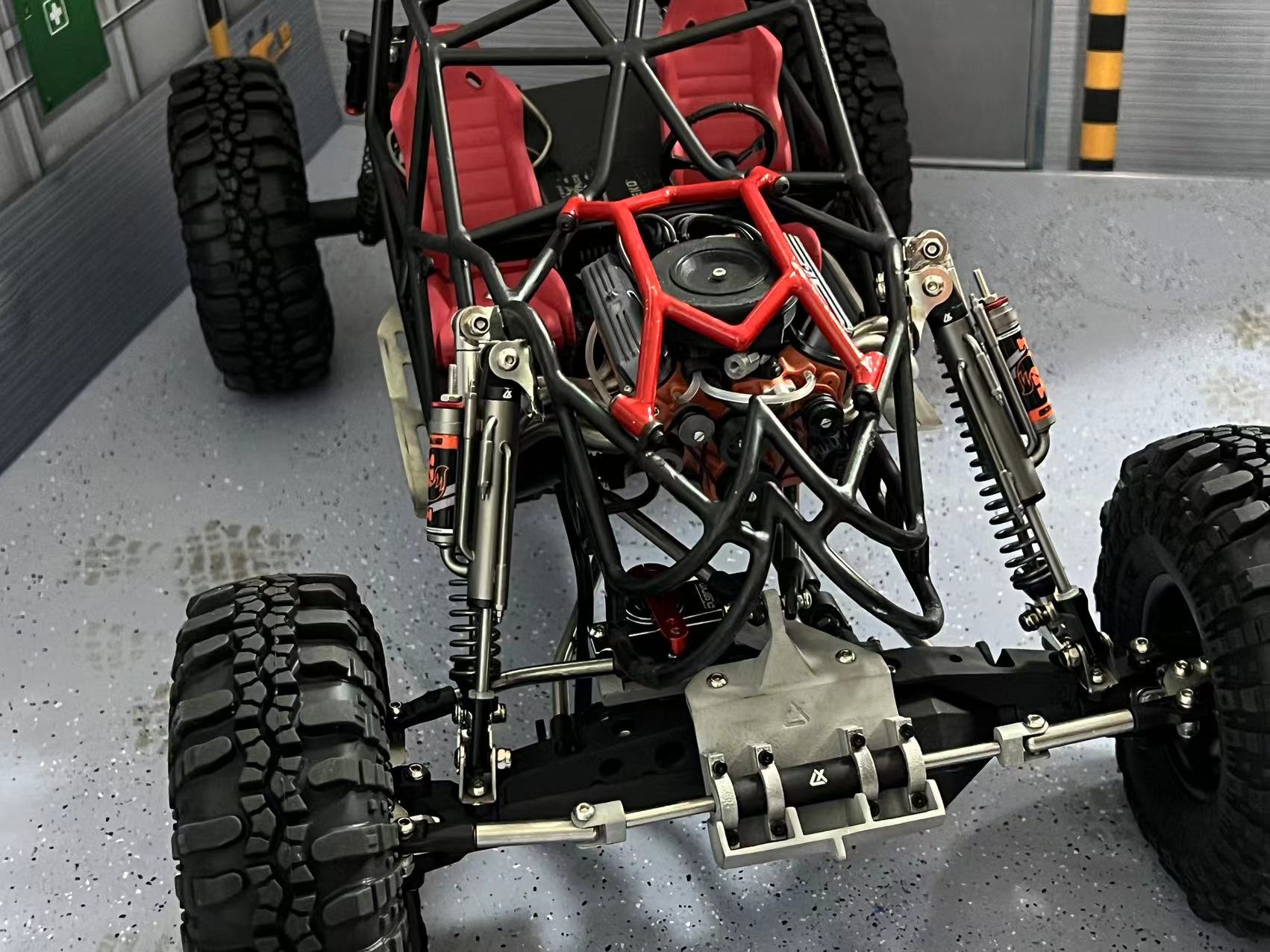 1/10 handmade simulation engine model