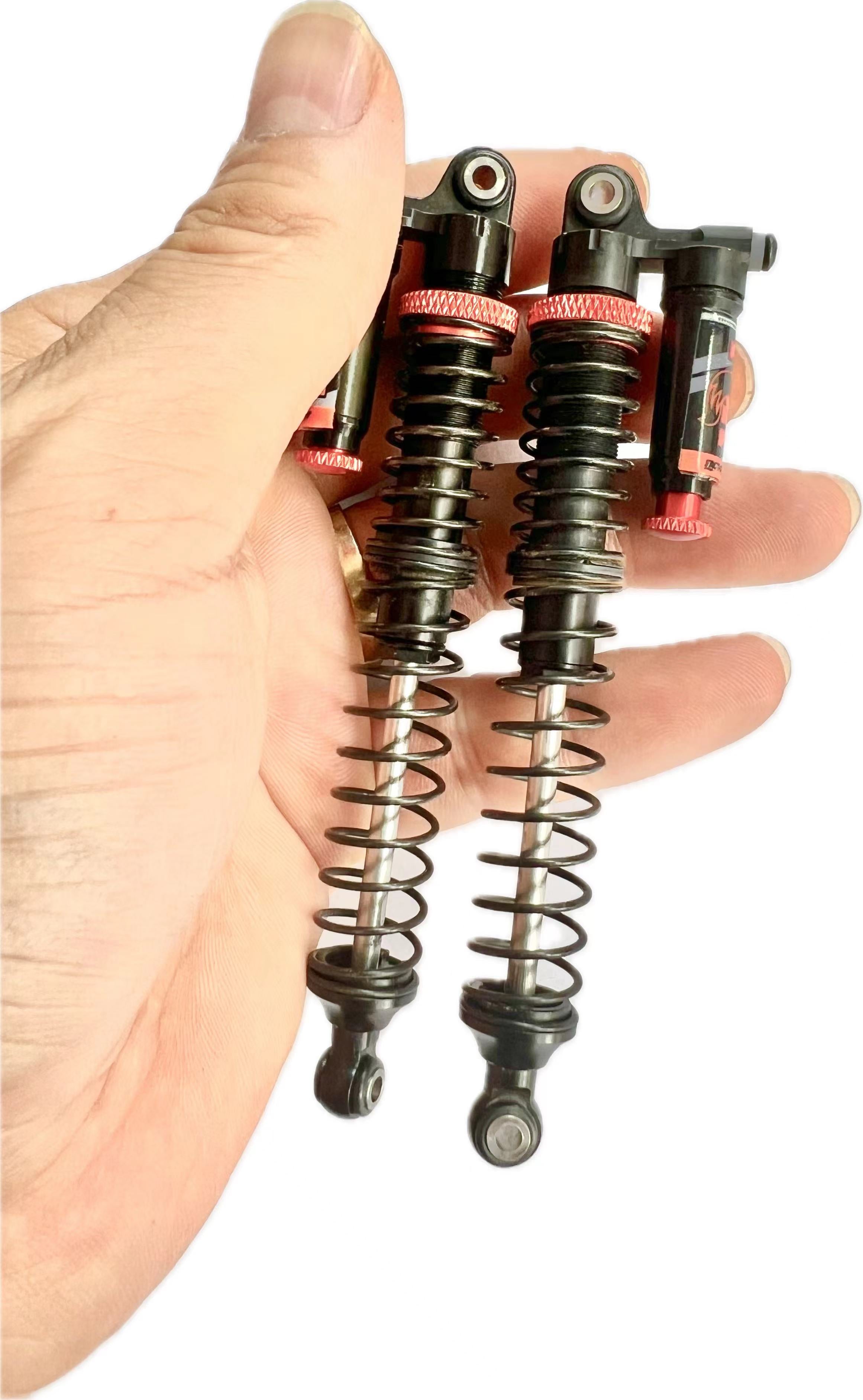 1/10 RC climbing car SCX10 TRX4 true negative pressure shock absorber full metal adjustable shock absorber