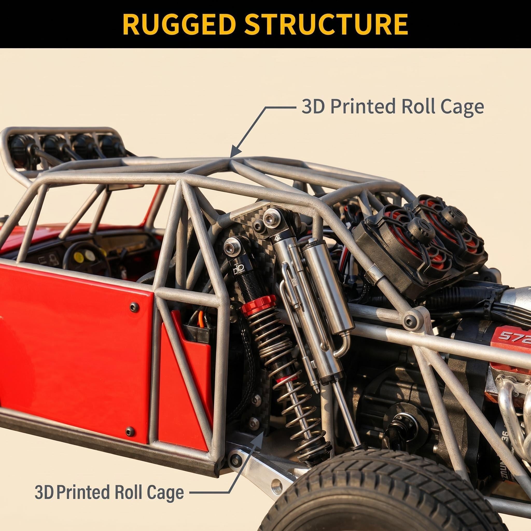 1/10 Handcrafted Custom Volkswagen Beetle (cage)