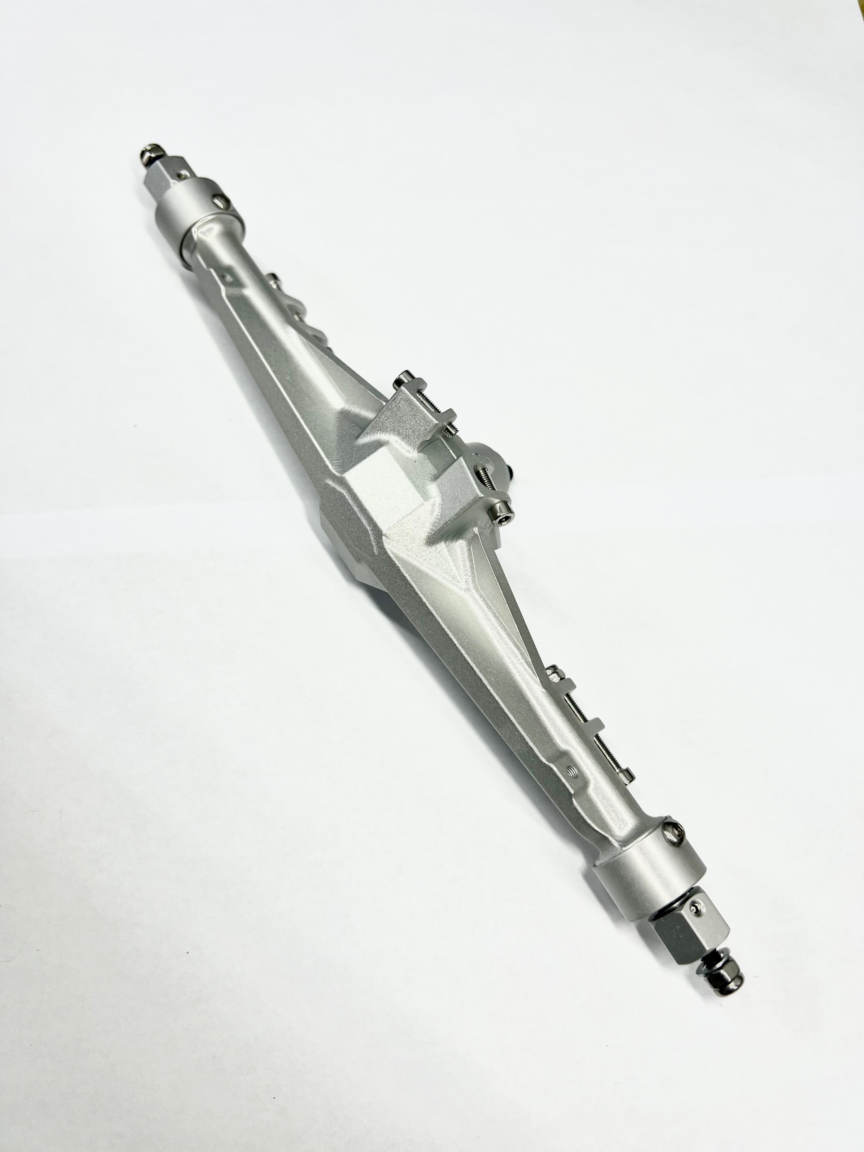 Simulated hydraulic steering kit including axle