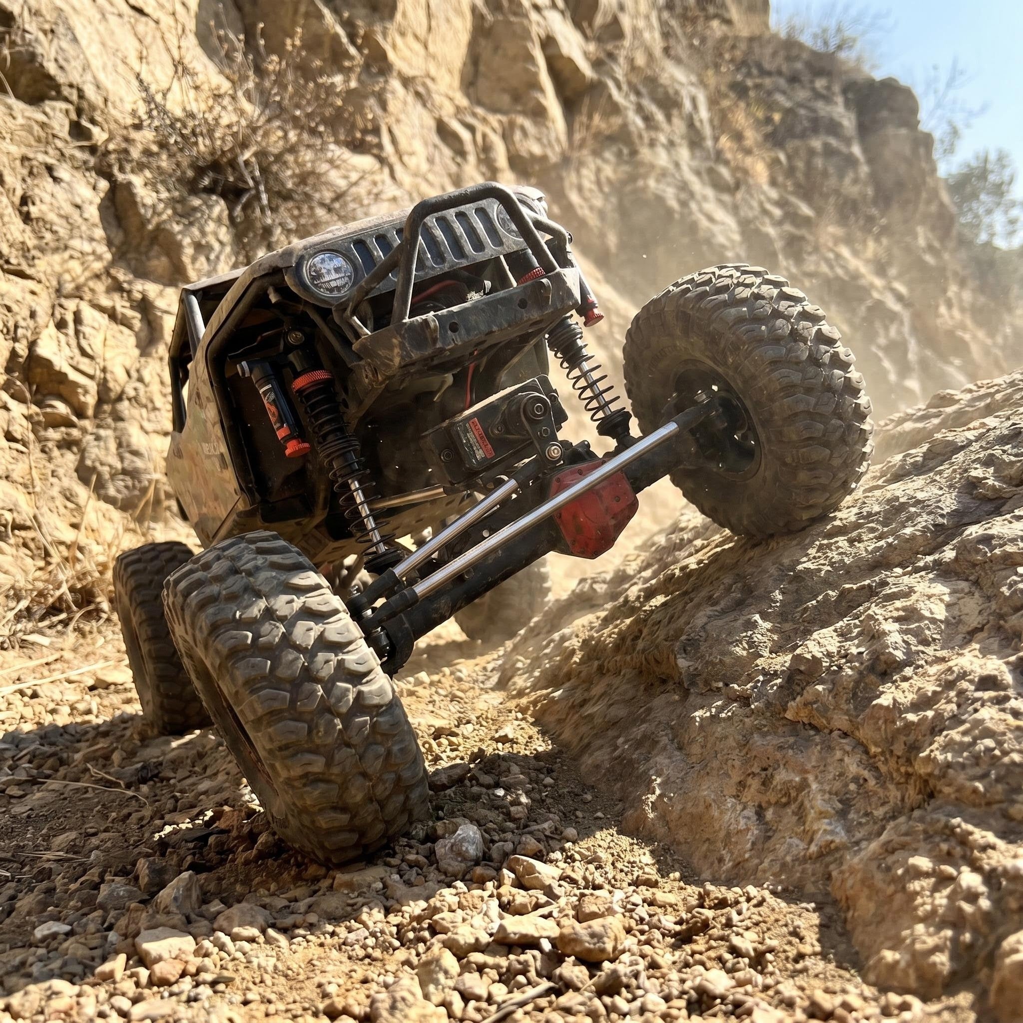 1/10 RC climbing car SCX10 TRX4 true negative pressure shock absorber full metal adjustable shock absorber