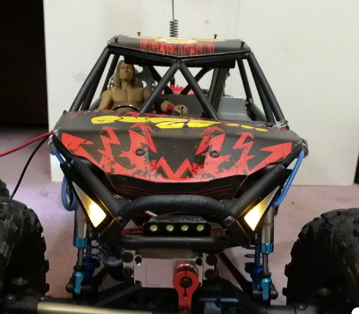 axis RR10 climbing car headlight 3D printing 90053 90048 climbing car sharp headlight, can be used with light control switch