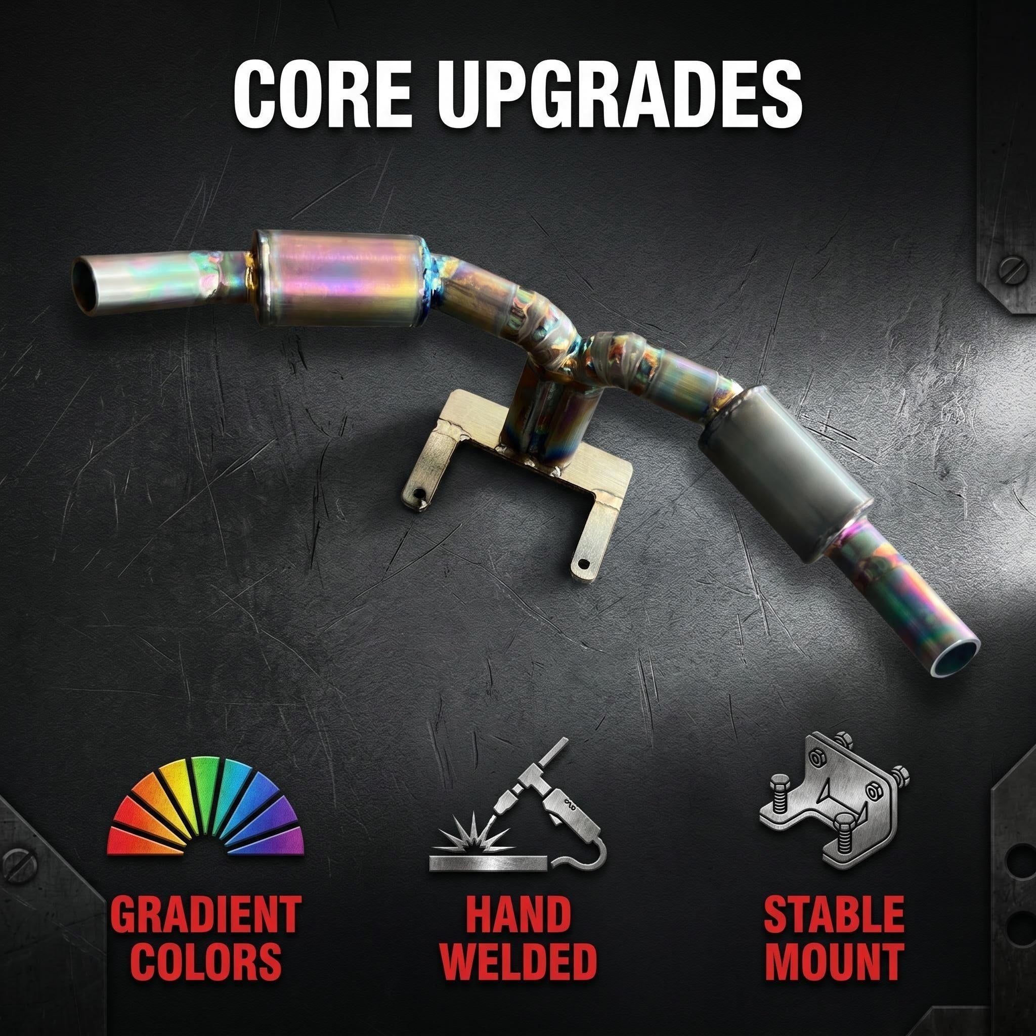 UDR manual welding Rear exhaust pipe