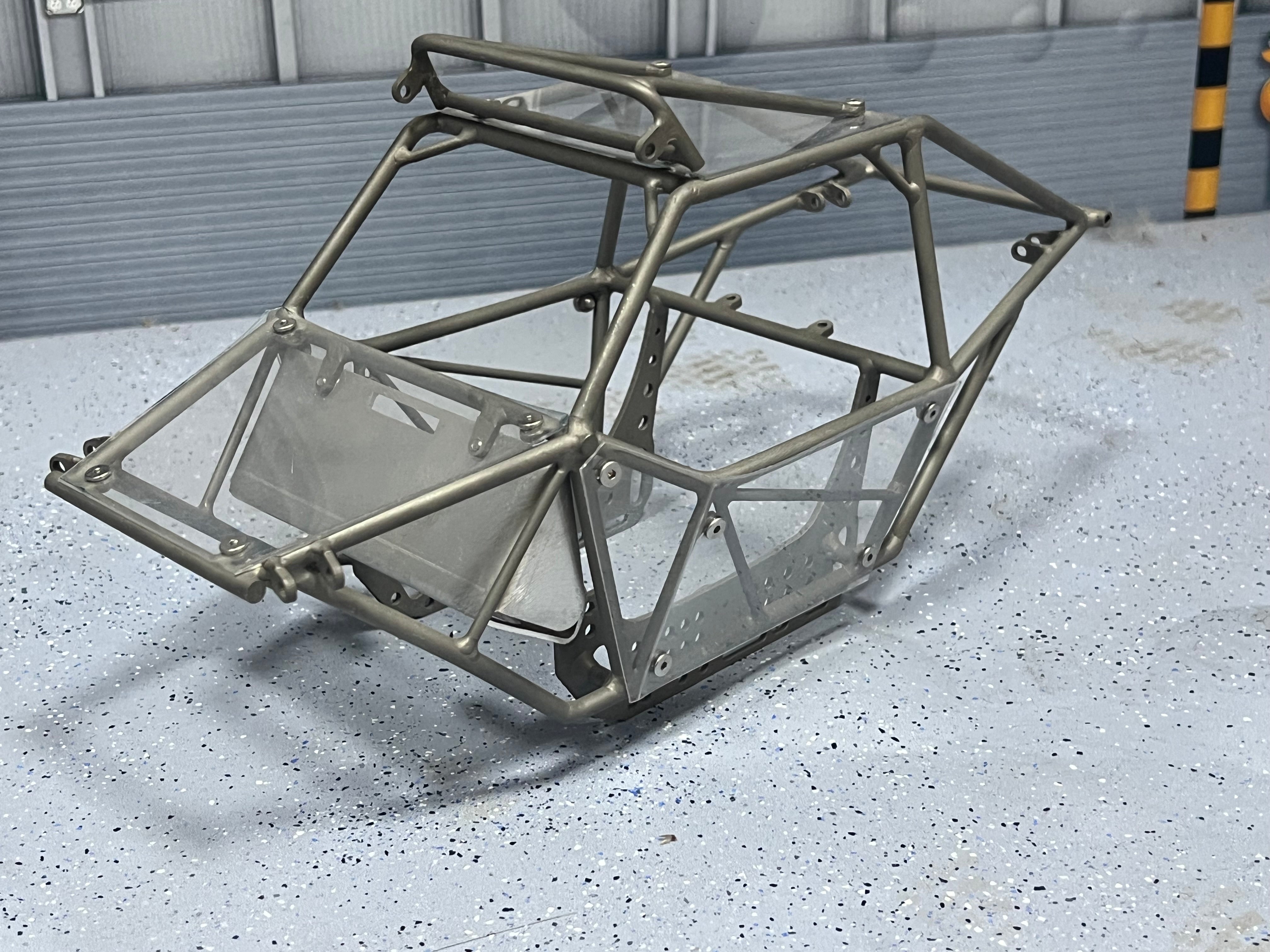 1/10 Scx10/capra Rock Rover Titanium Alloy Cage