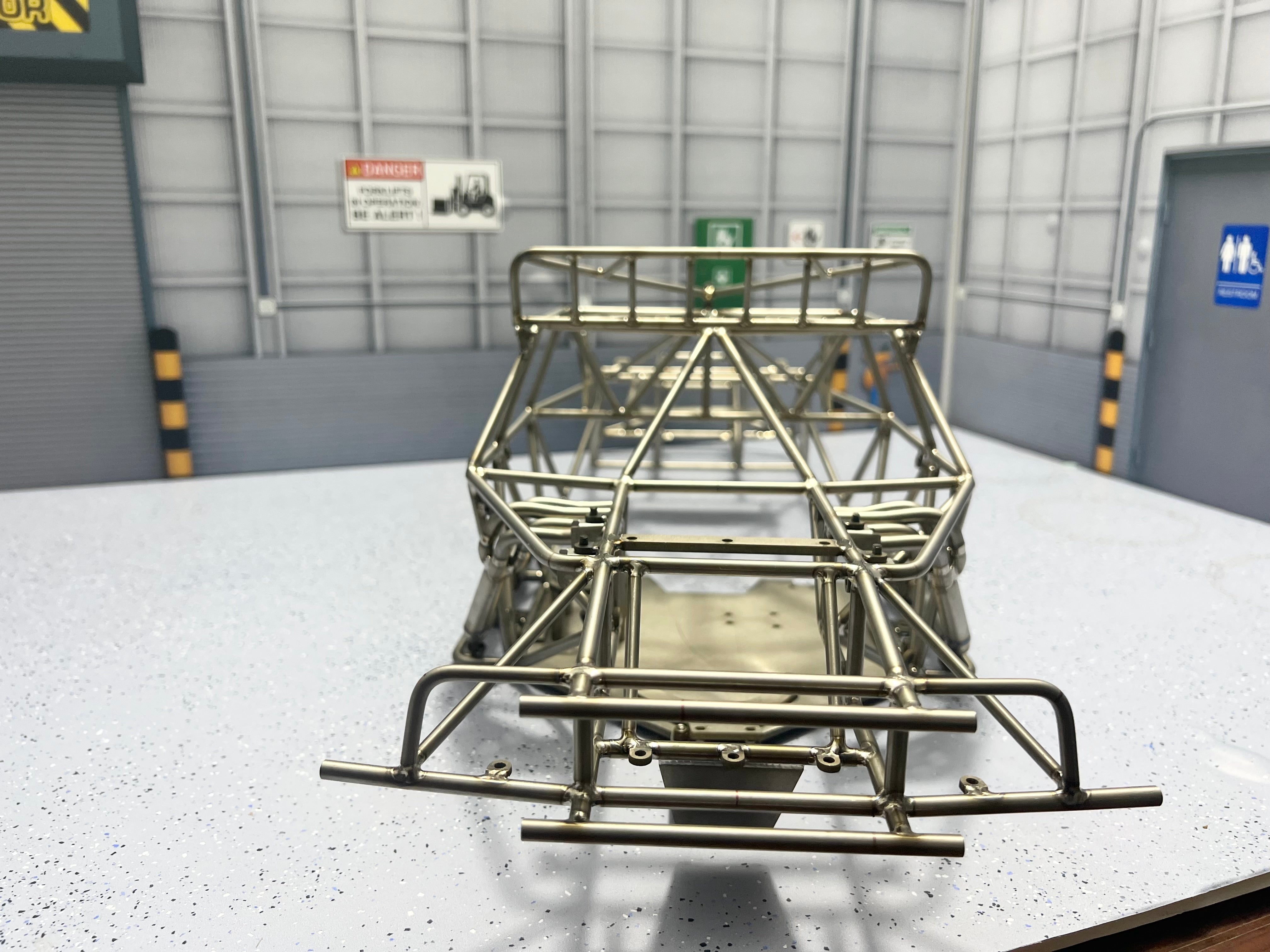 Titanium alloy metal ,losi baja rey 2.0 cage/yeti chassis model cage