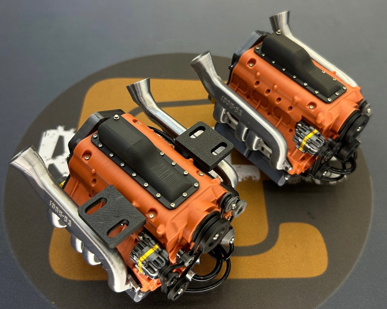 1/10 handmade simulation engine model