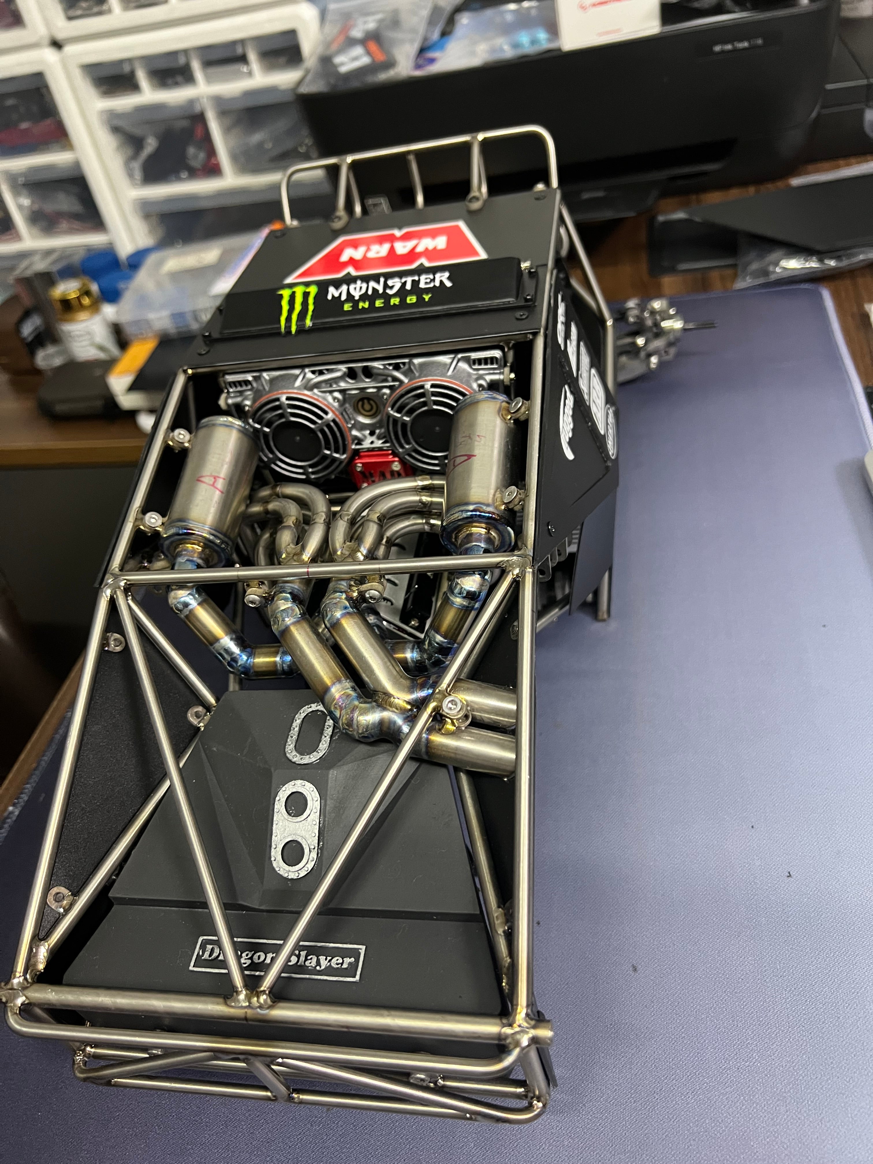 Dragon Slayer Titanium alloy cage custom yeti chassis production