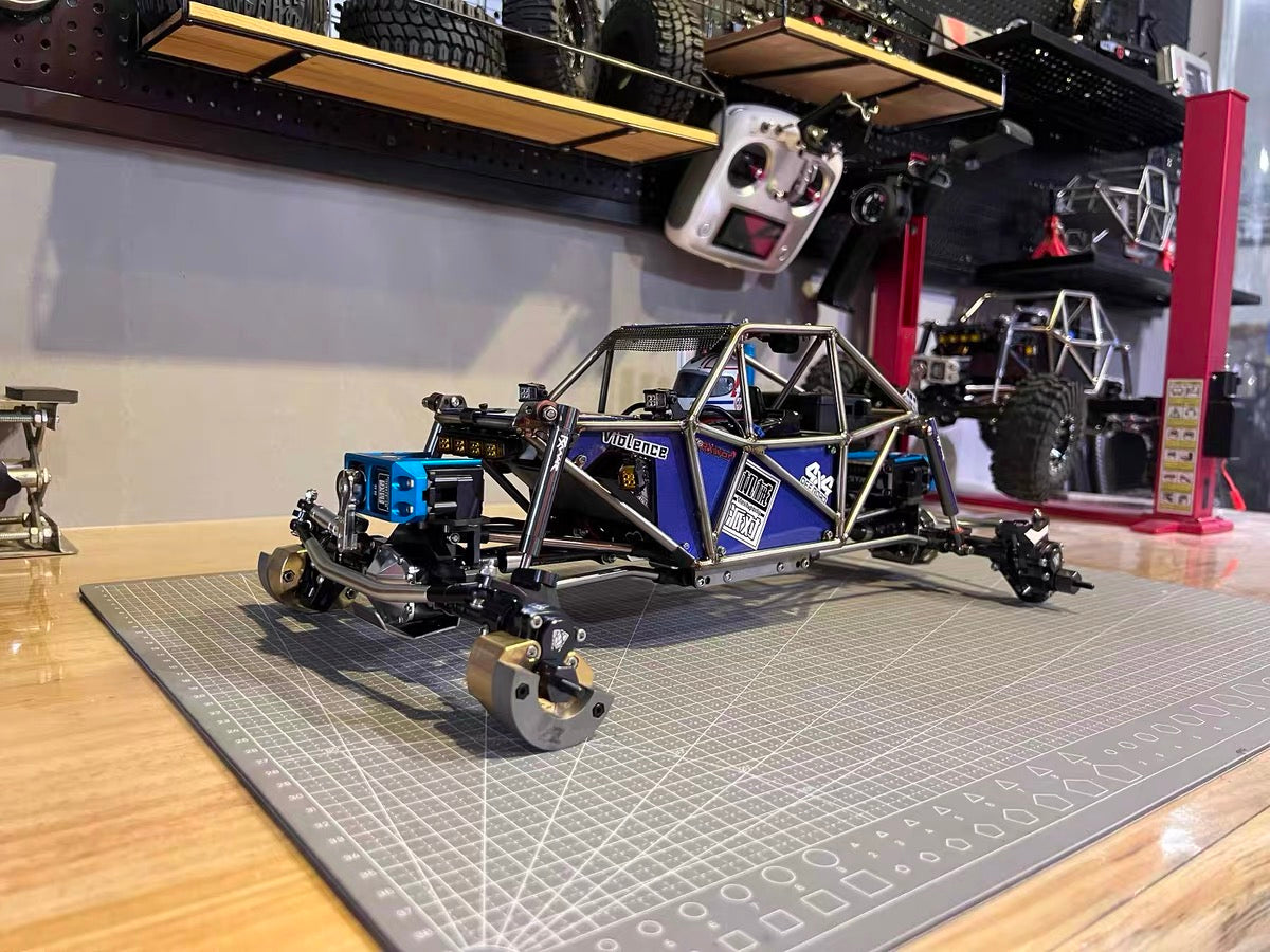 1/10 Scx10/capra Rock Rover Titanium Alloy Cage