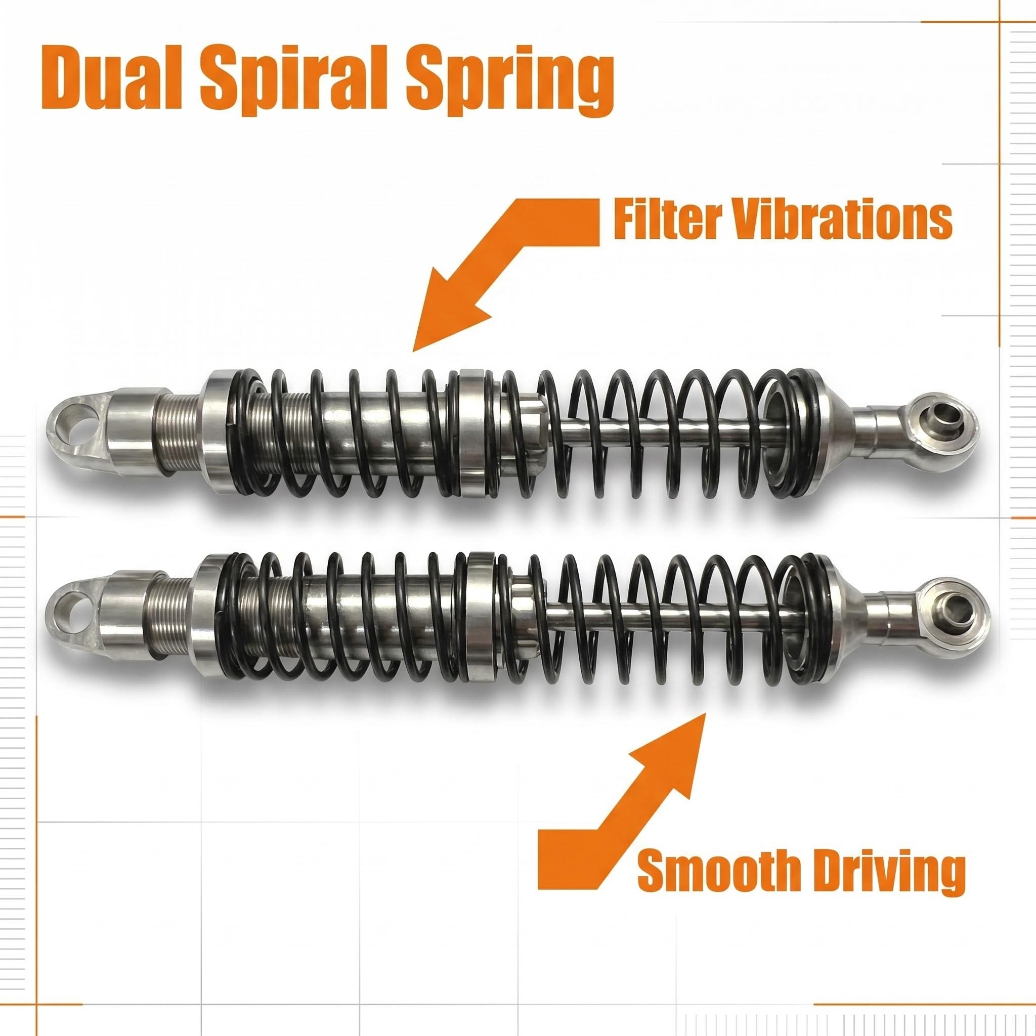 1/10 1/8 climbing car high quality stainless steel shock absorber