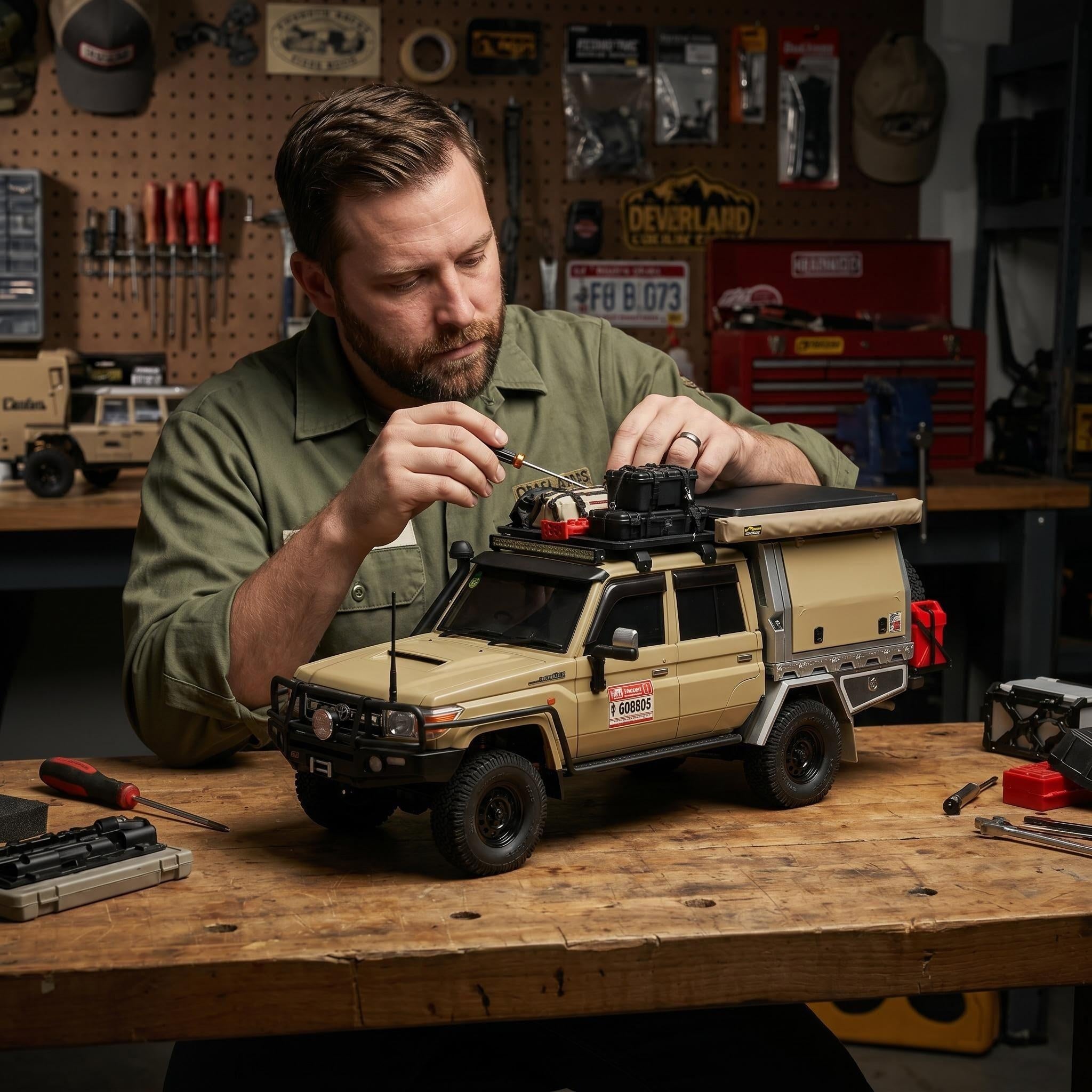 Pure handmade simulation car Boomracing BRX01 LC79