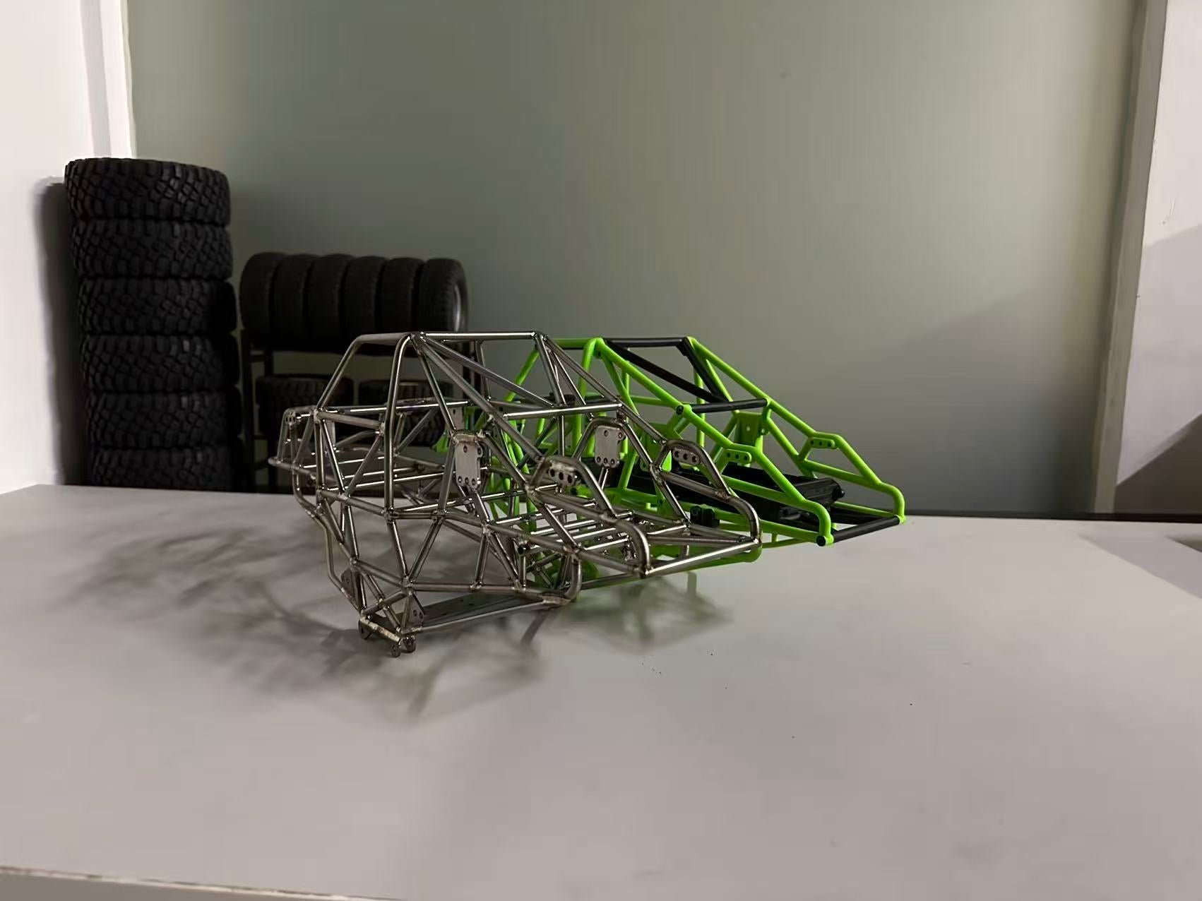 Custom SMT10 MAX-D AX90055 90057 Monster Foot Titanium Alloy Metal Cage