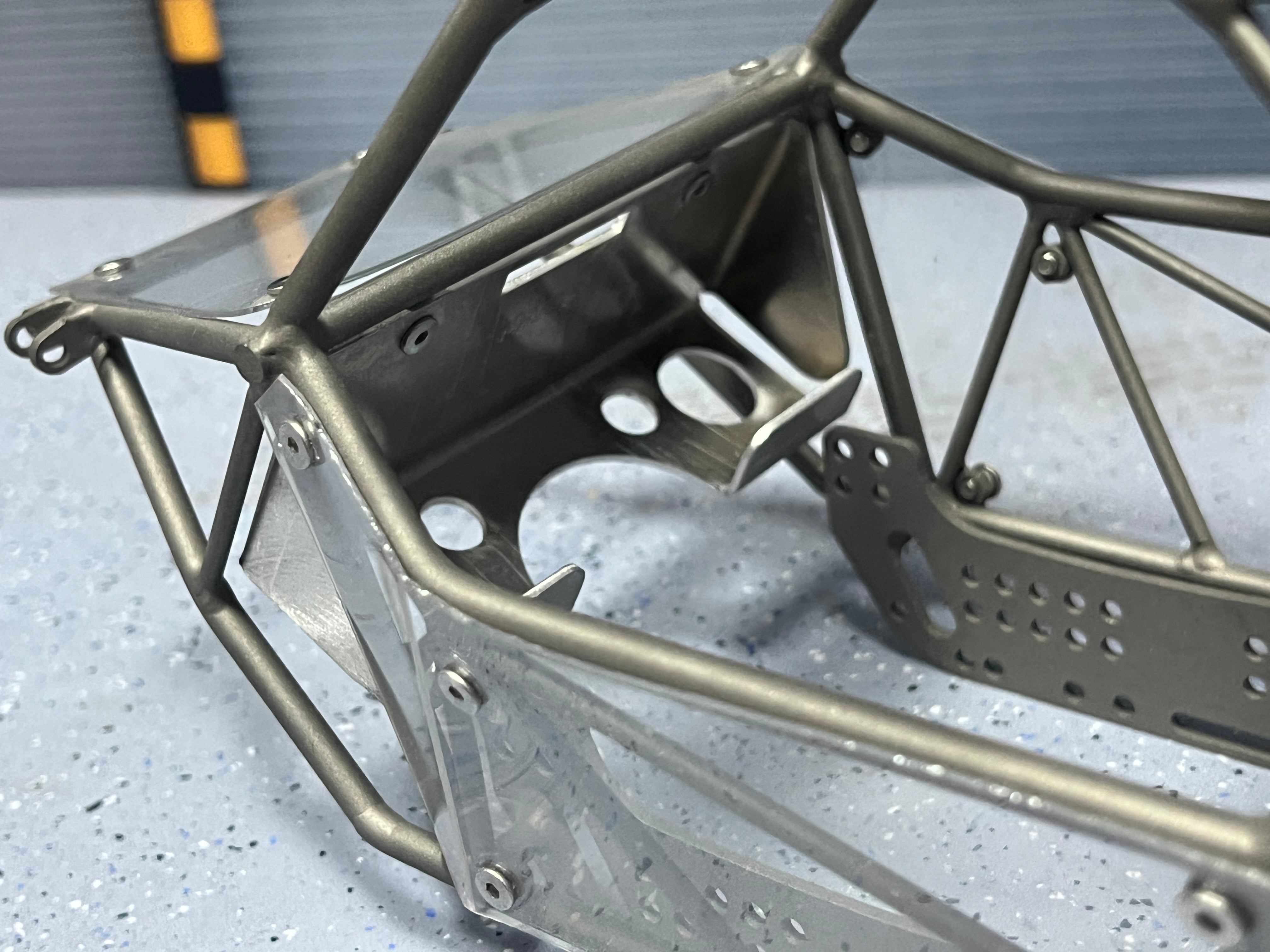 1/10 Scx10/capra Rock Rover Titanium Alloy Cage