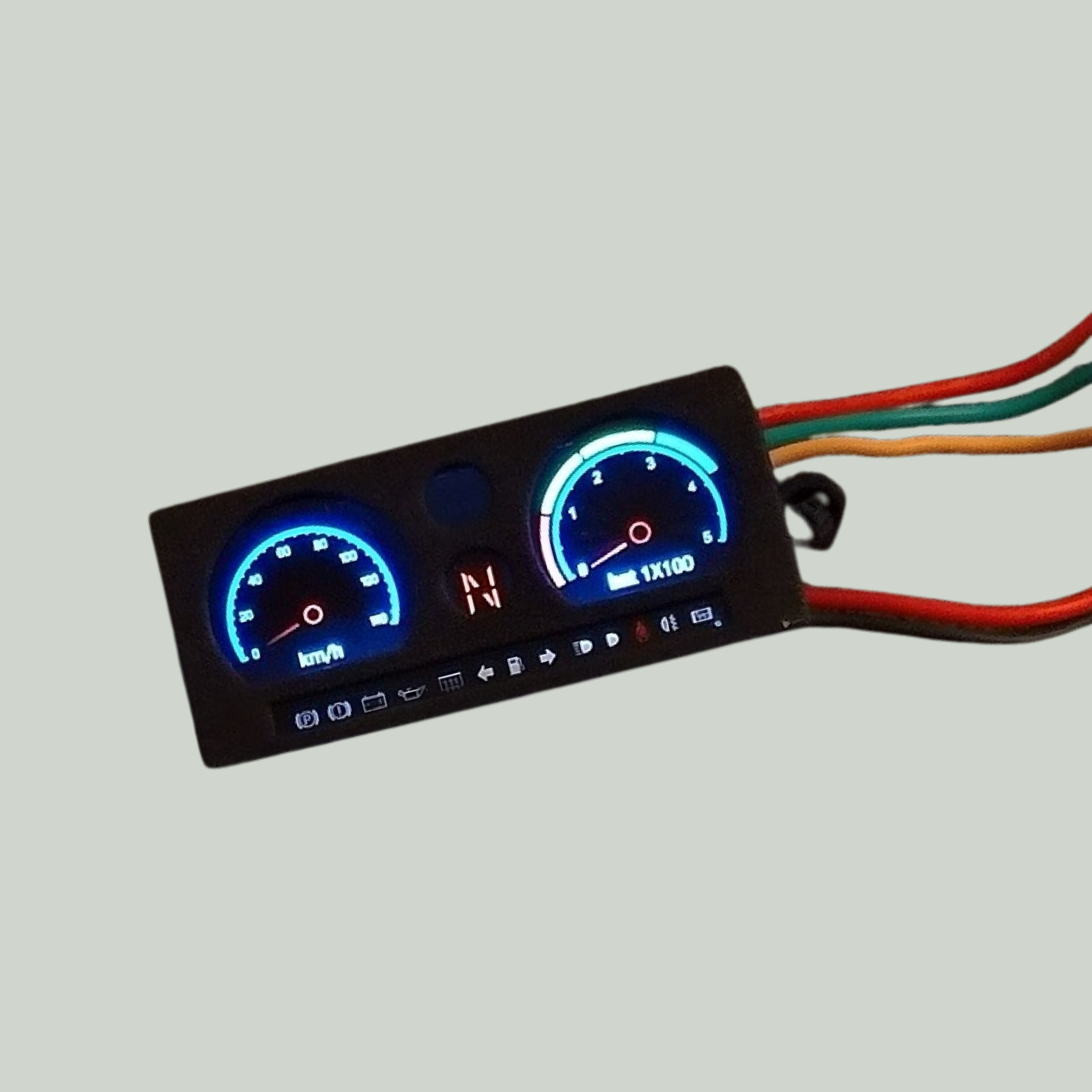 RC Model car electronic dashboard (part)