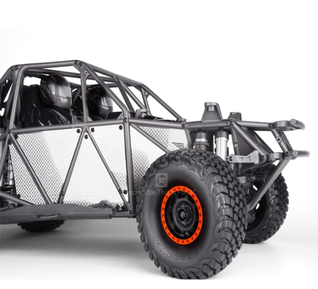1/7 rear straight bridge UDR short card accessories frame both sides of the protective plate frame metal protective plate