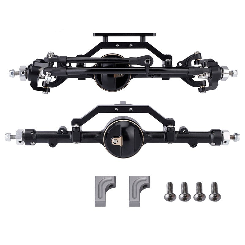 1/10 RC climbing car accessories metal front and rear axle