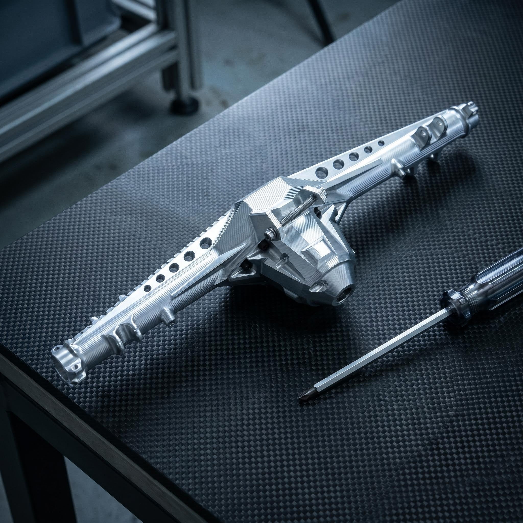 1/7 udr aluminum alloy axle Very good texture