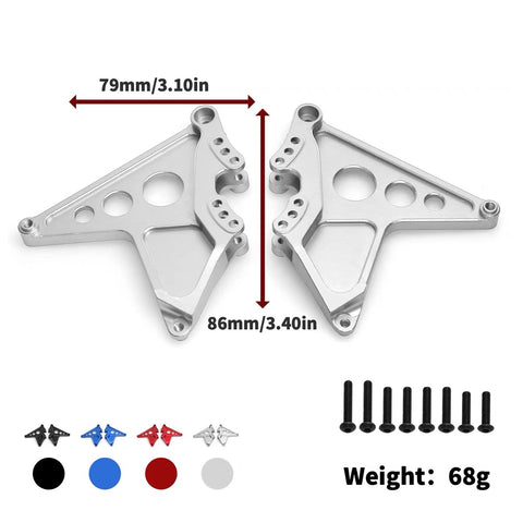 UDR 1:7 rear straight bridge short card modification and upgrade accessories aluminum alloy rear shock absorber