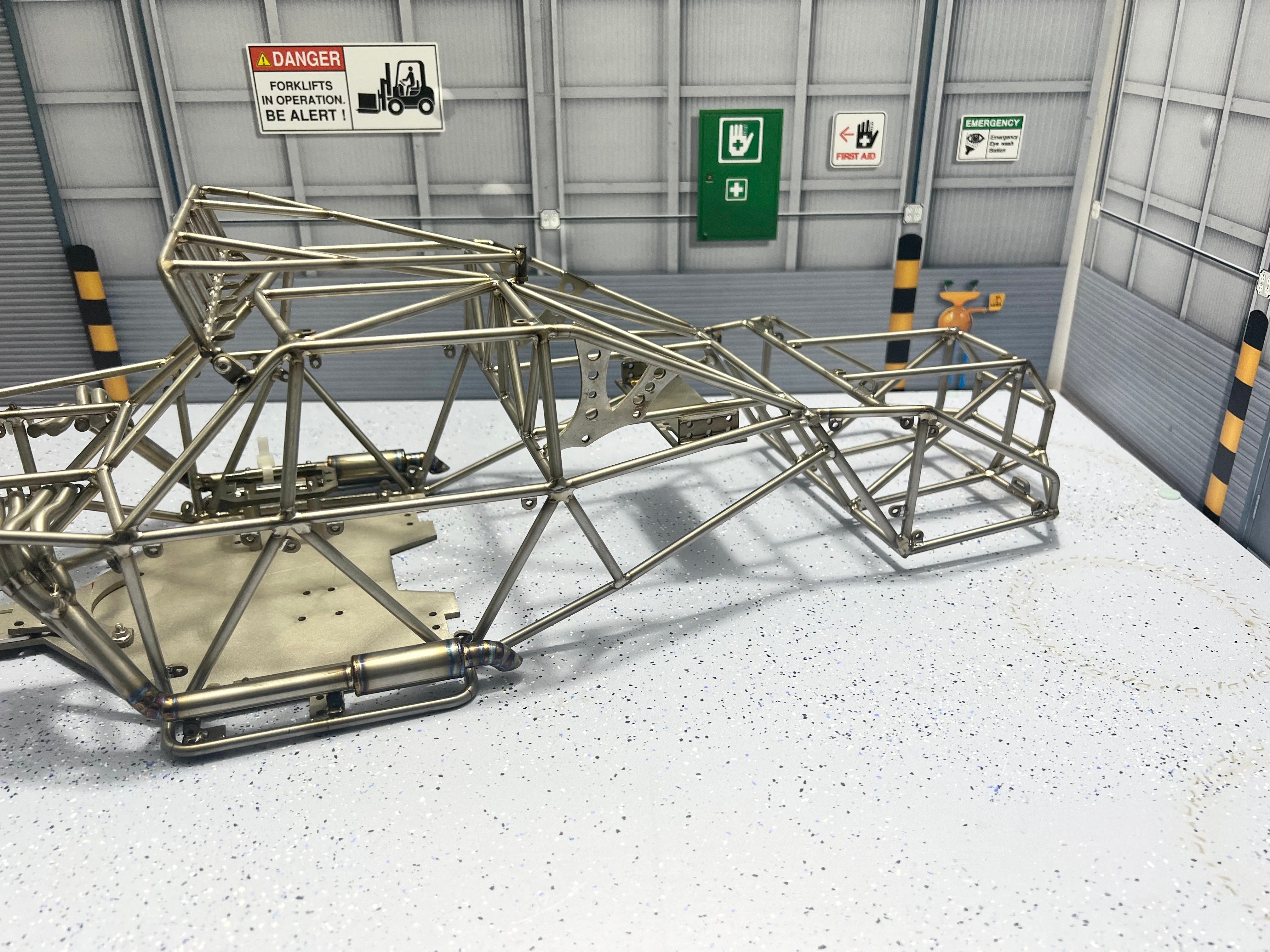 1/6 losi super baja rey titanium cage custom