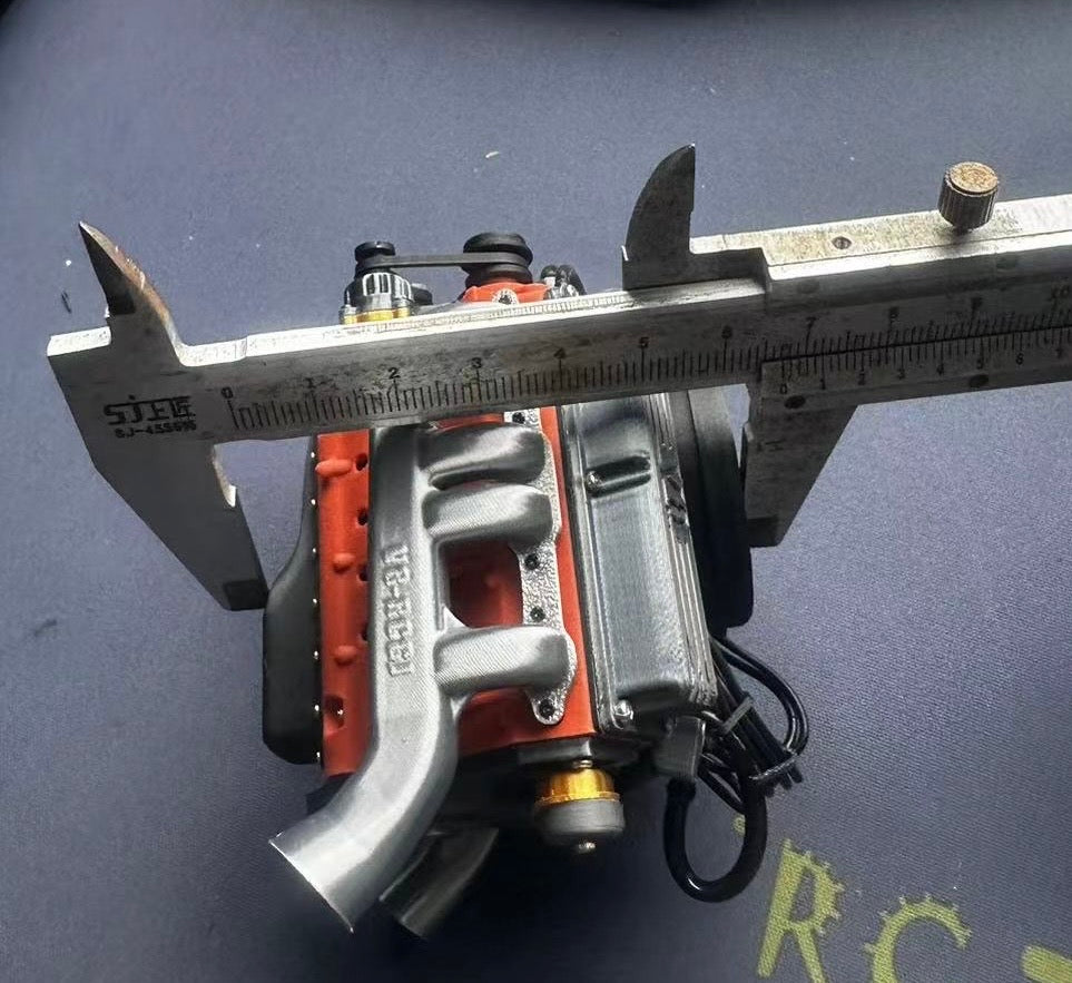 1/10 handmade simulation engine model