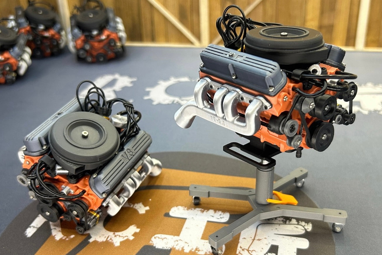 1/10 handmade simulation engine model