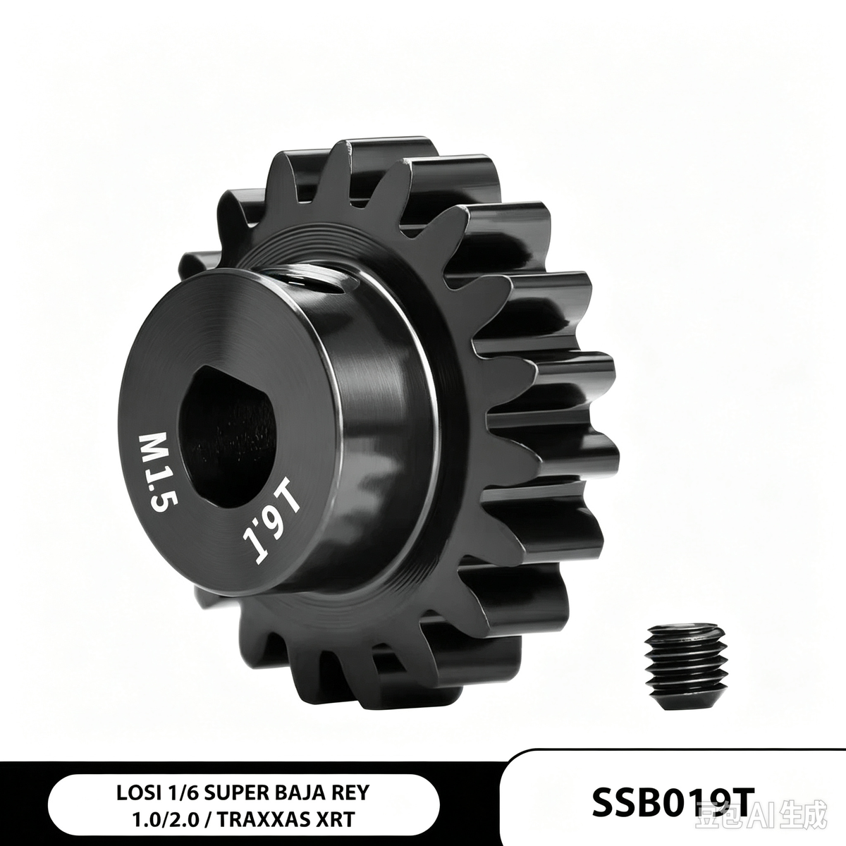 1:6 Super Baja Rey 45# Hardened Steel 18T/19T/20T Motor Pinion Gear