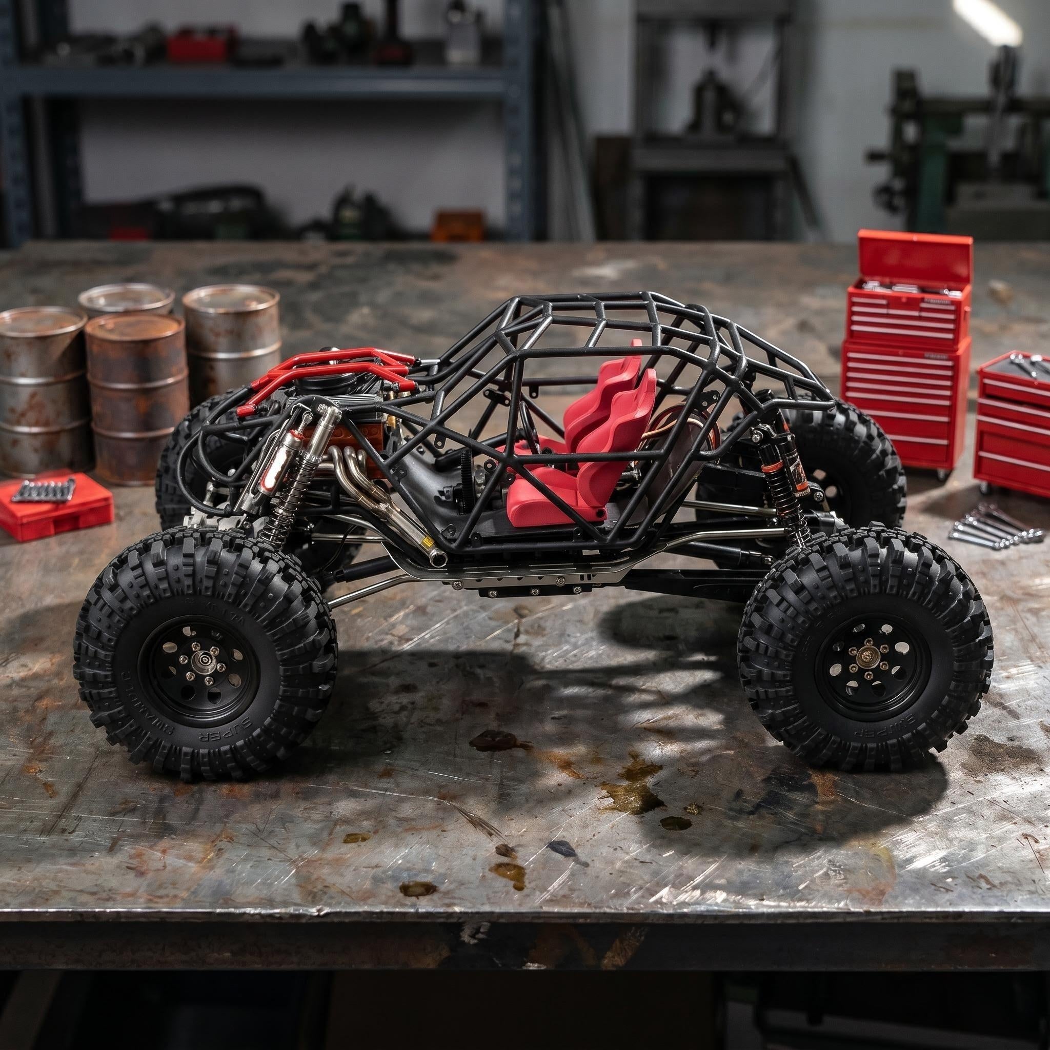 ROCK BUGGY Truck custom titanium alloy metal cage
