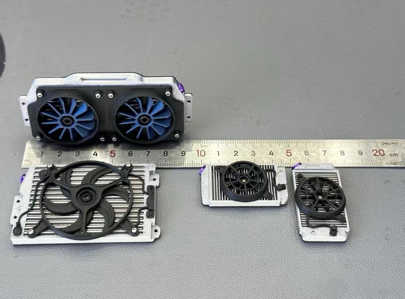 Handmade climbing car radiator