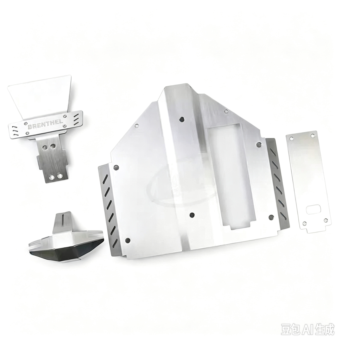 LOSI Super Baja Rey 2.0 1/6 Stainless Steel Chassis Armor / Skid Plate / Impact Guard