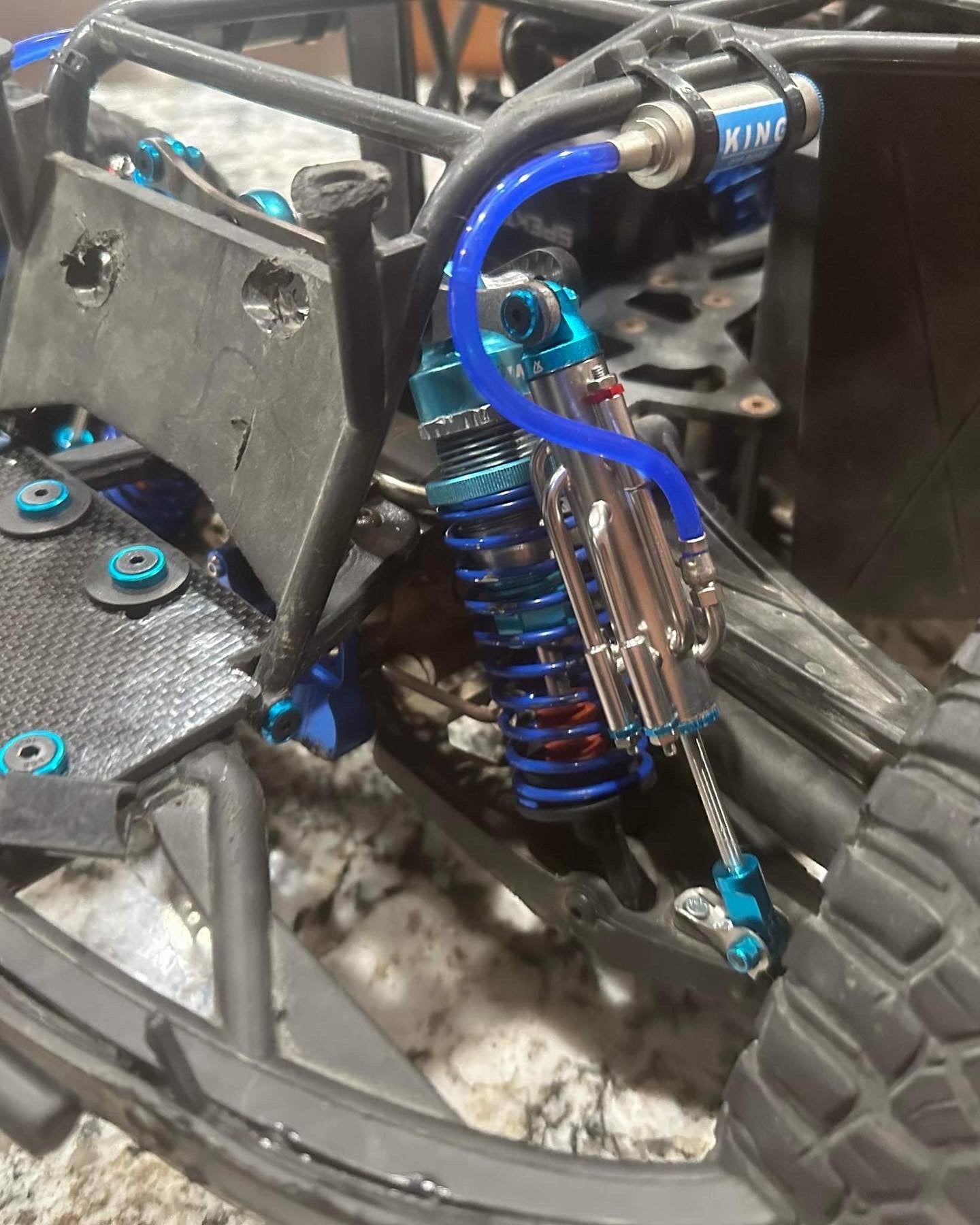 1/7UDR /LOSI SBR 1/6 RC bypass shocks （Tube version）