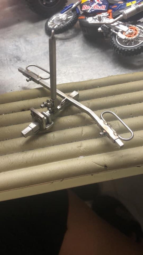 1/18, 1/10 motorcycle stainless steel metal rear bracket customization