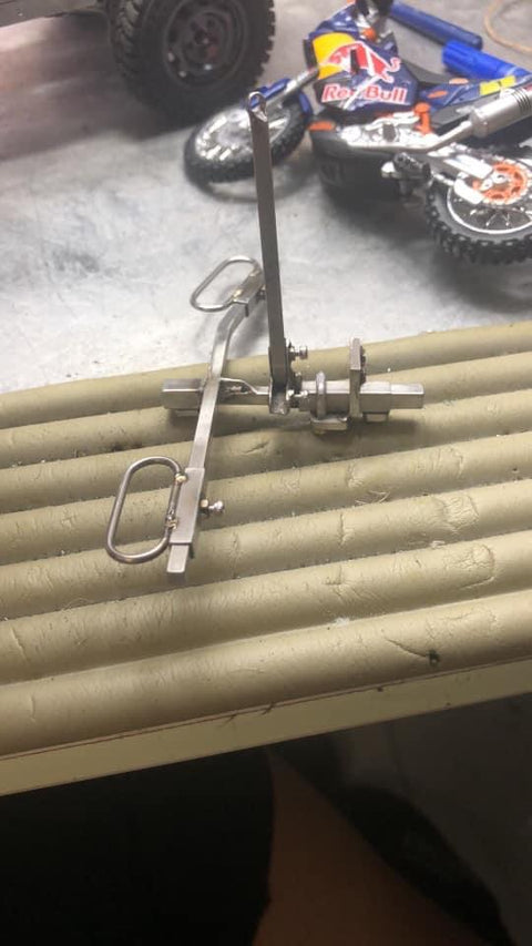 1/18, 1/10 motorcycle stainless steel metal rear bracket customization