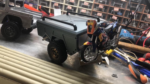 1/18, 1/10 motorcycle stainless steel metal rear bracket customization