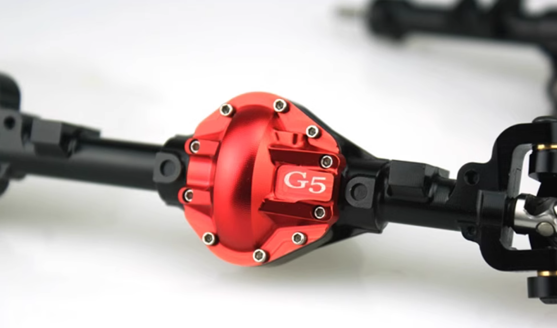 Climbing car metal 1/10 axle straight axis G5 axle large steering scx10 D90 CC01 model