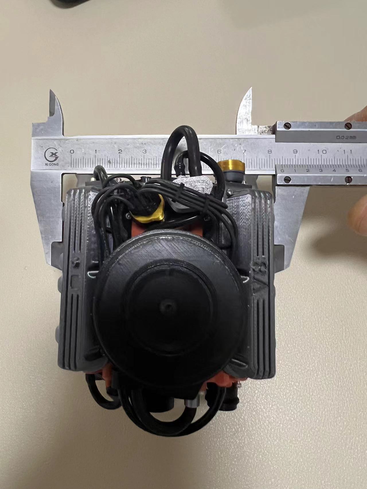 1/10 handmade simulation engine model