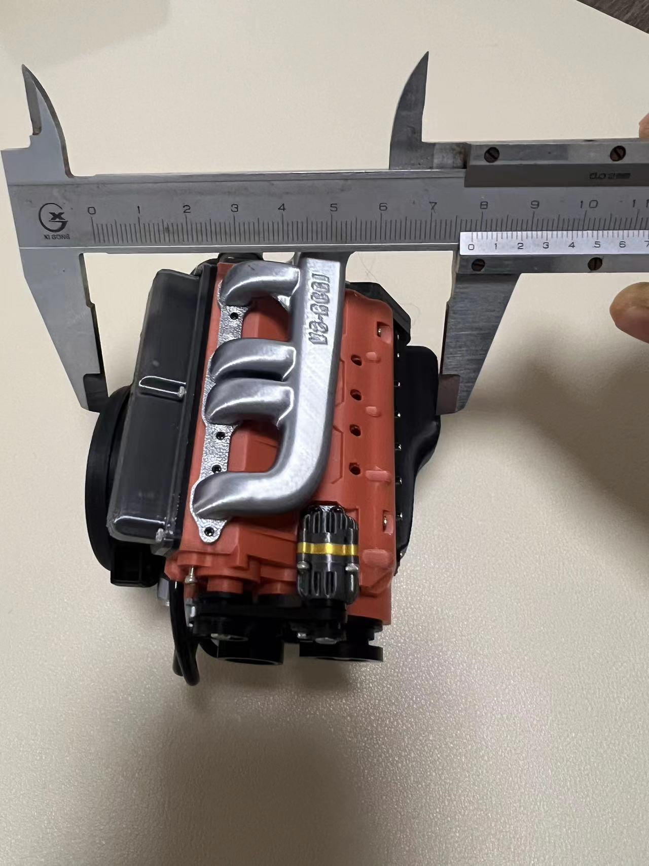 1/10 handmade simulation engine model