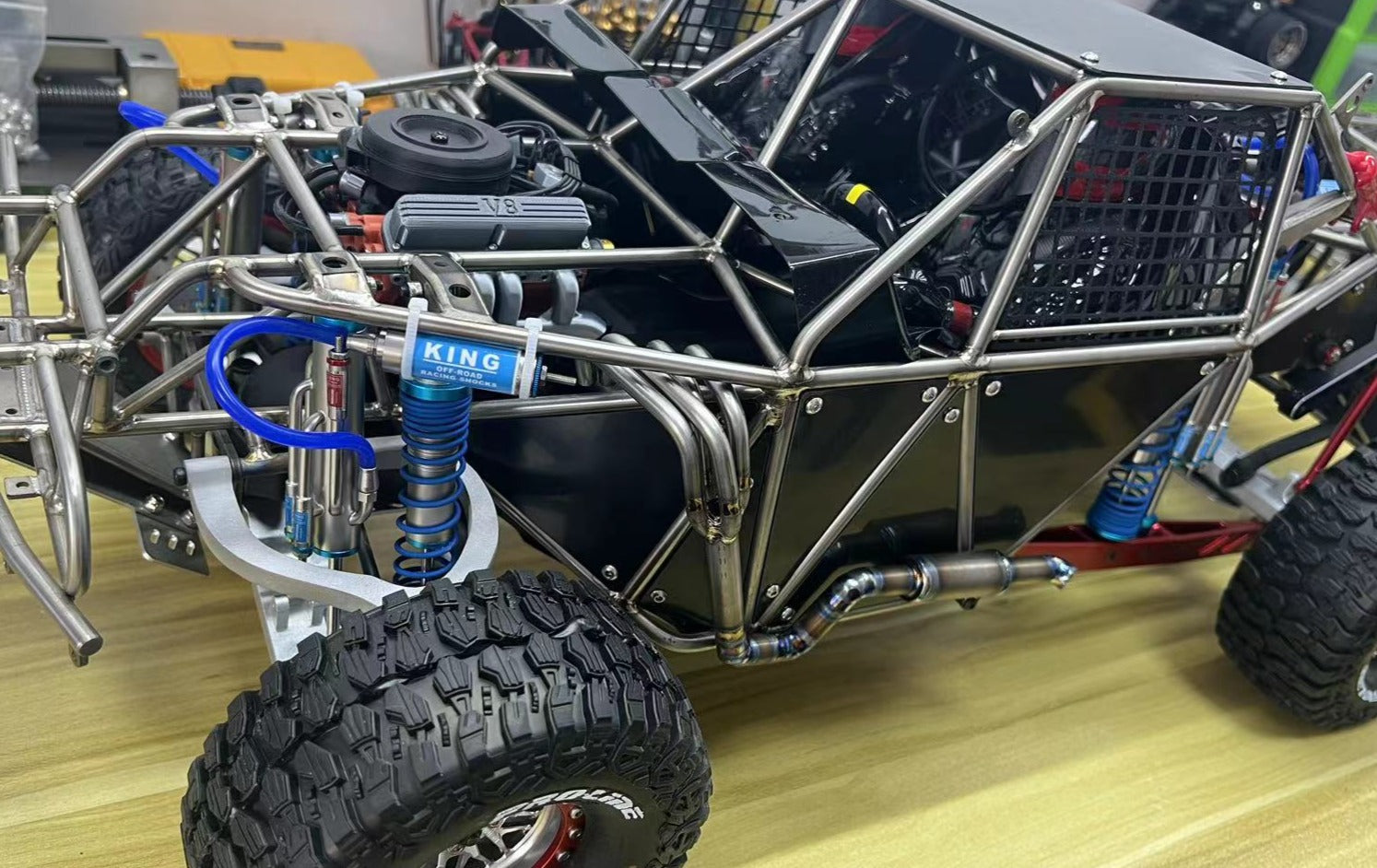 1/10 handmade simulation engine model