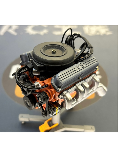 1/10 handmade simulation engine model