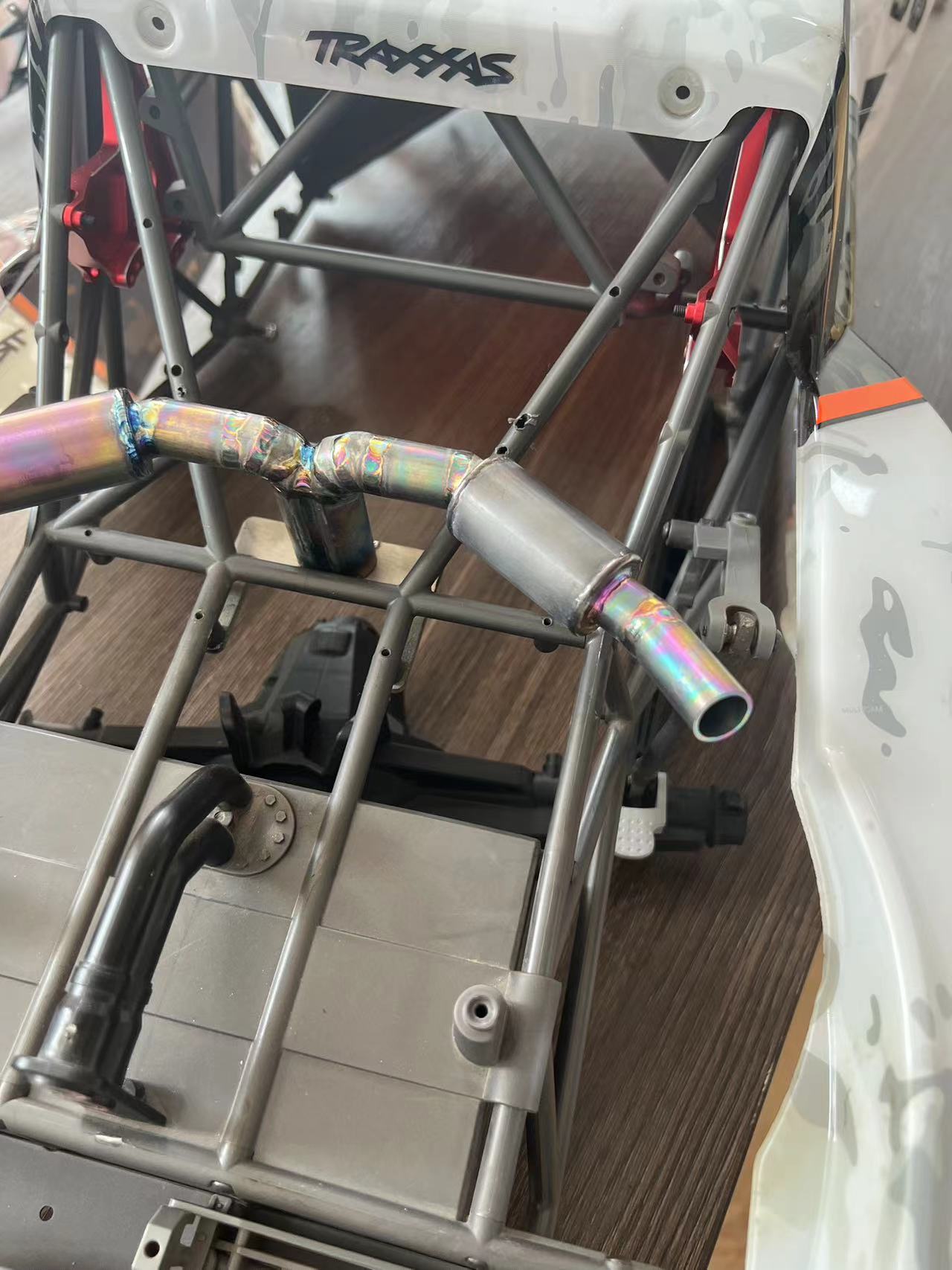 UDR manual welding Rear exhaust pipe