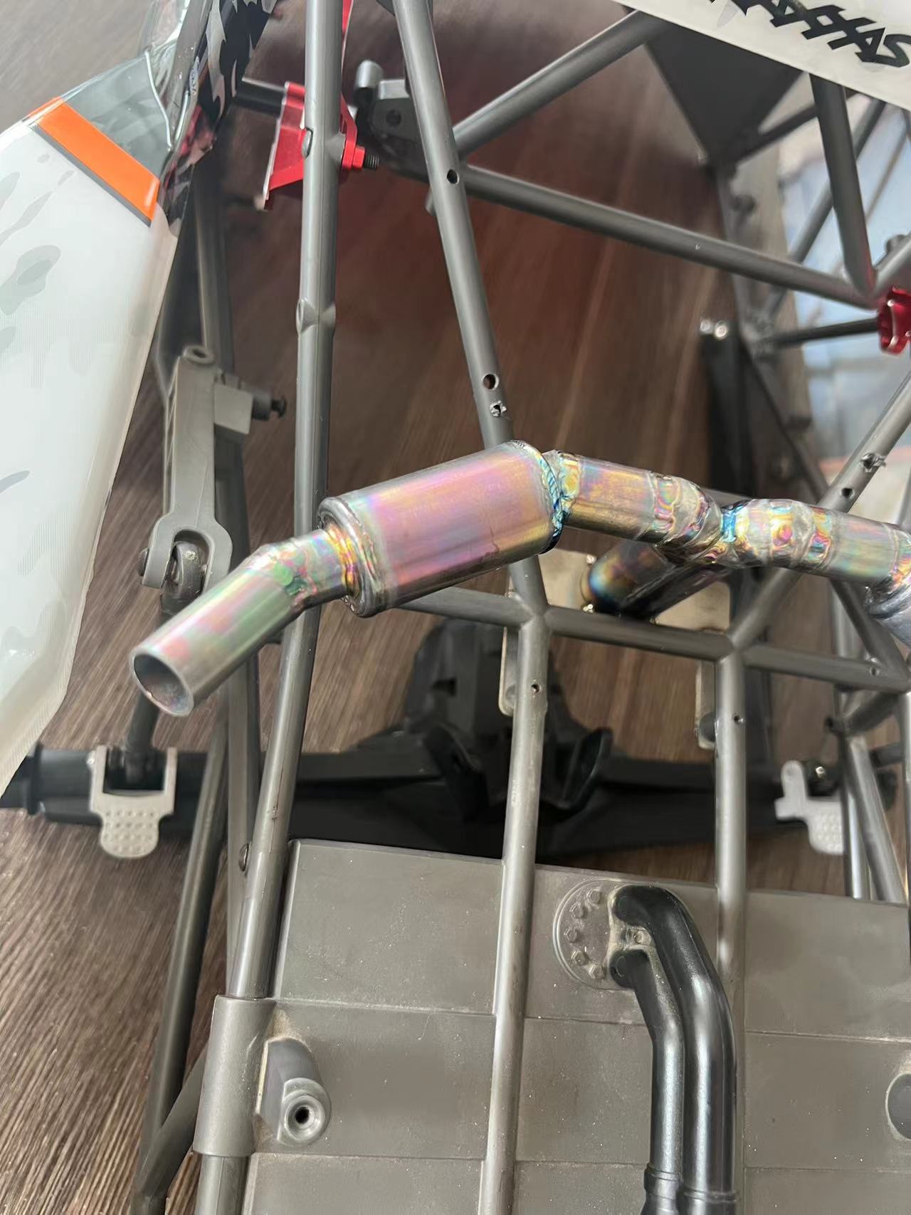 UDR manual welding Rear exhaust pipe