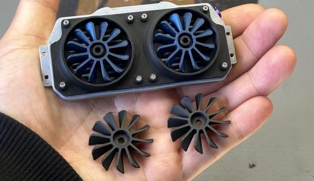 Handmade climbing car radiator