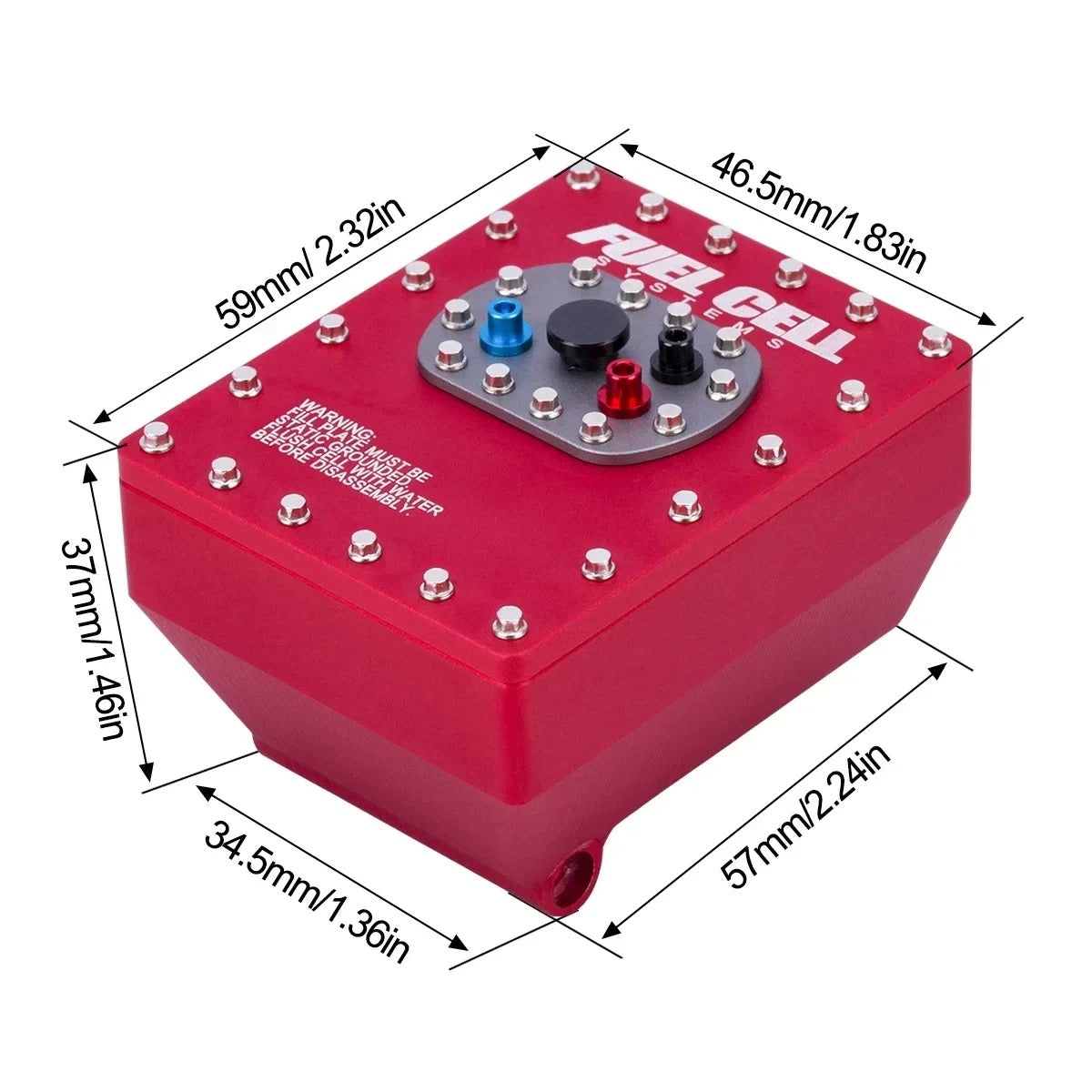 1/10 Aluminum Alloy Fuel Tank Box Capra