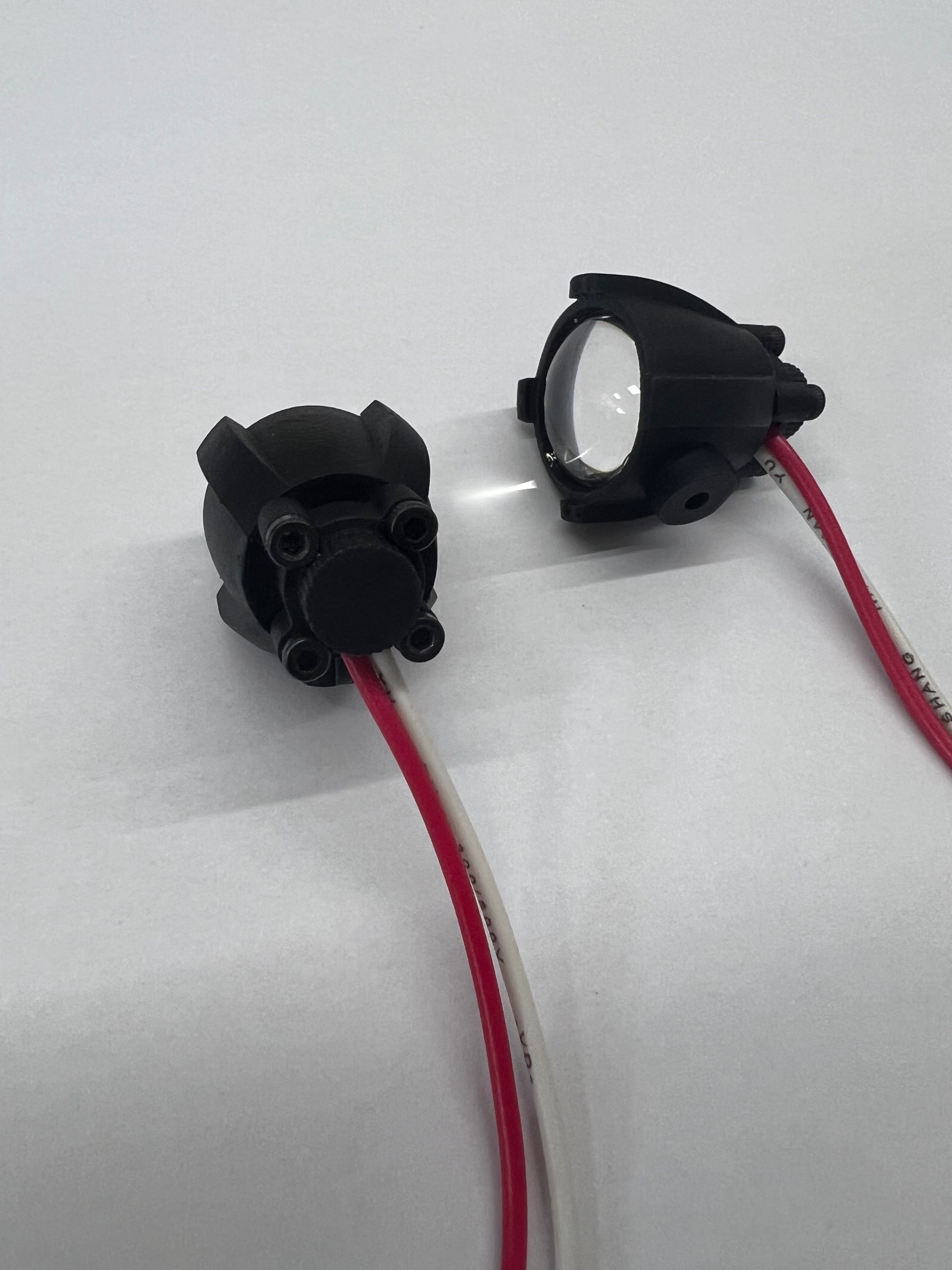 1/10 1/8 Simulation model climbing car LED headlight angel eyes