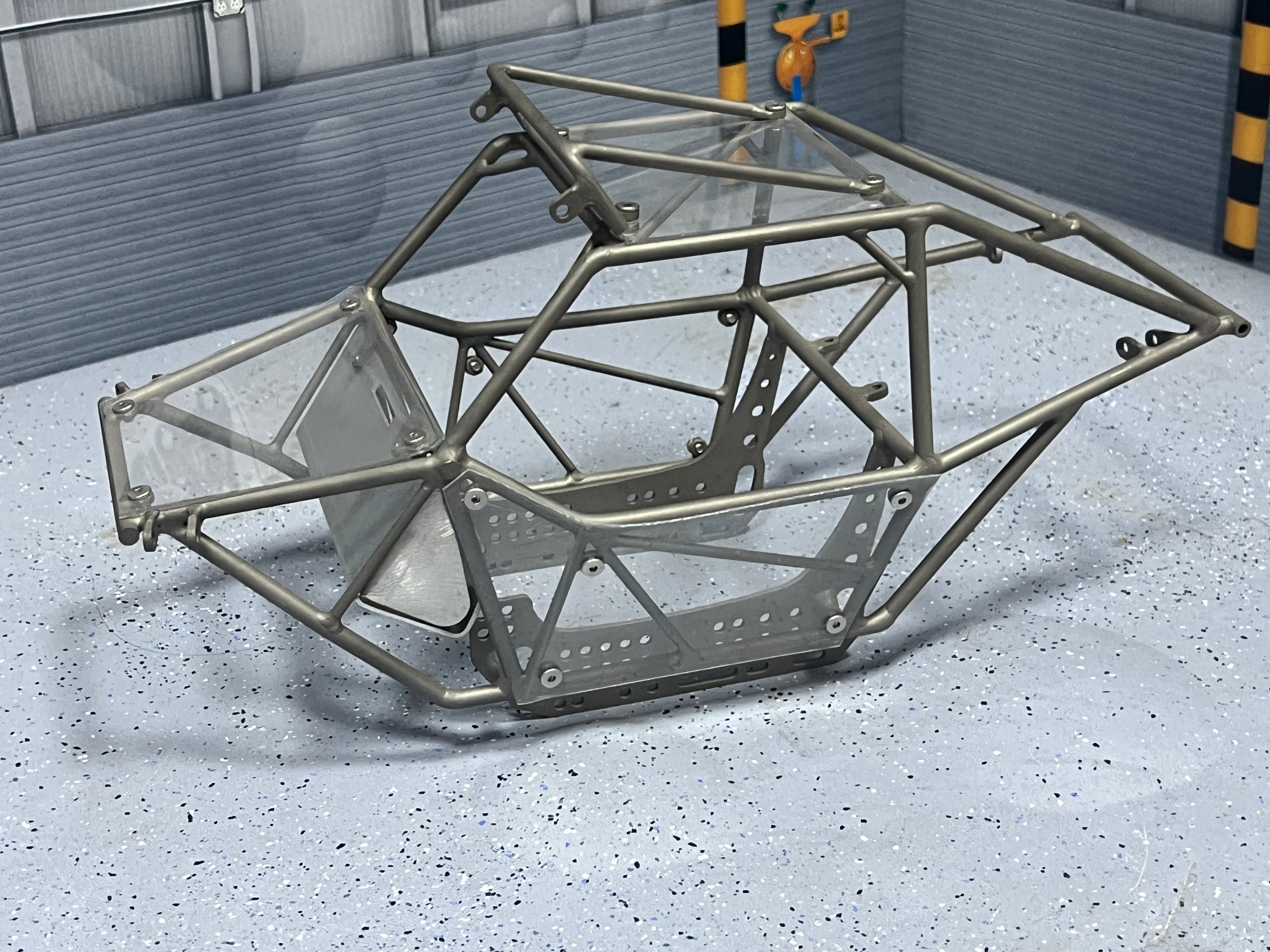 1/10 Scx10/capra Rock Rover Titanium Alloy Cage