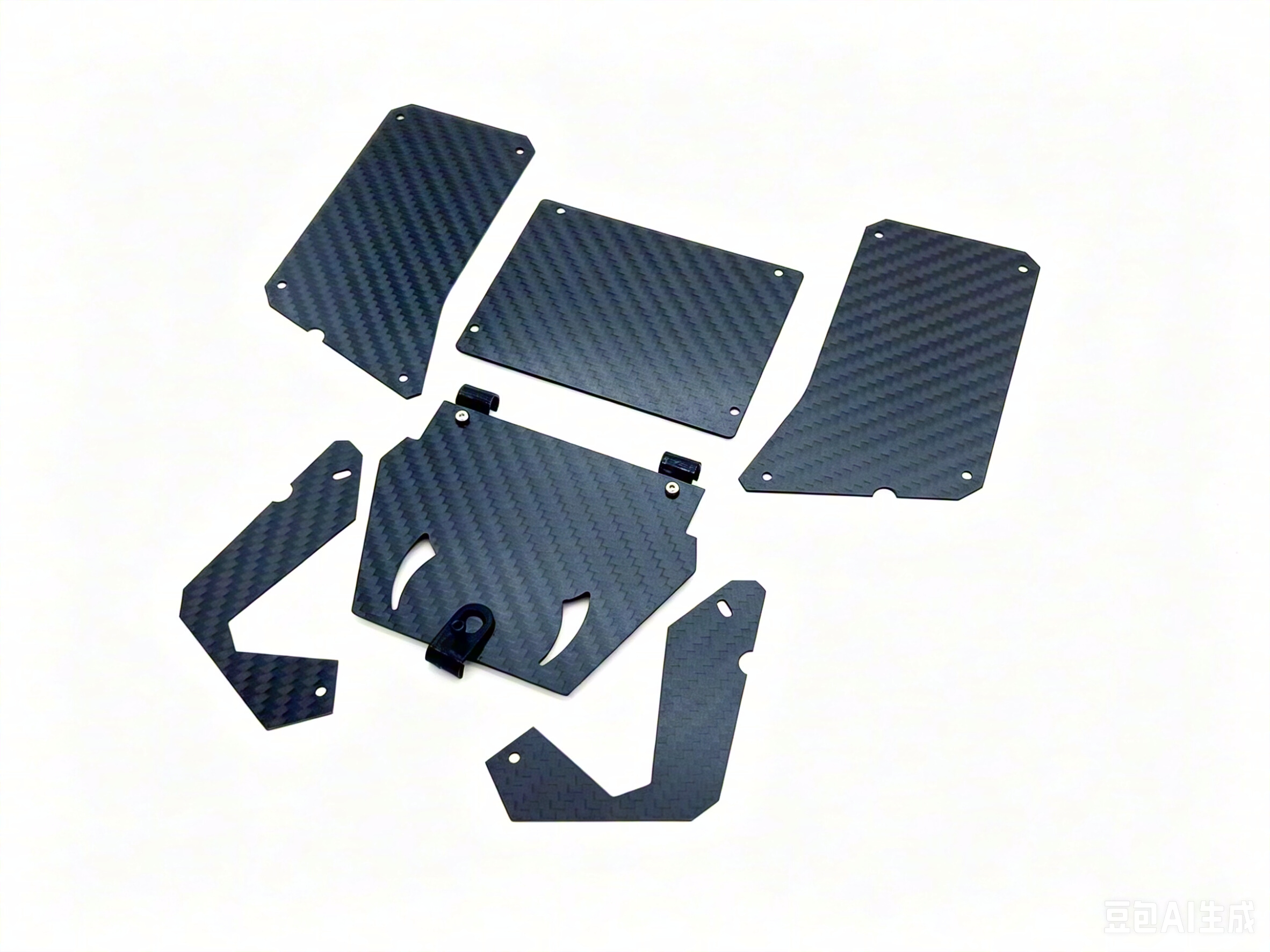 Capra metal roll cage lunar rover carbon fiber panels