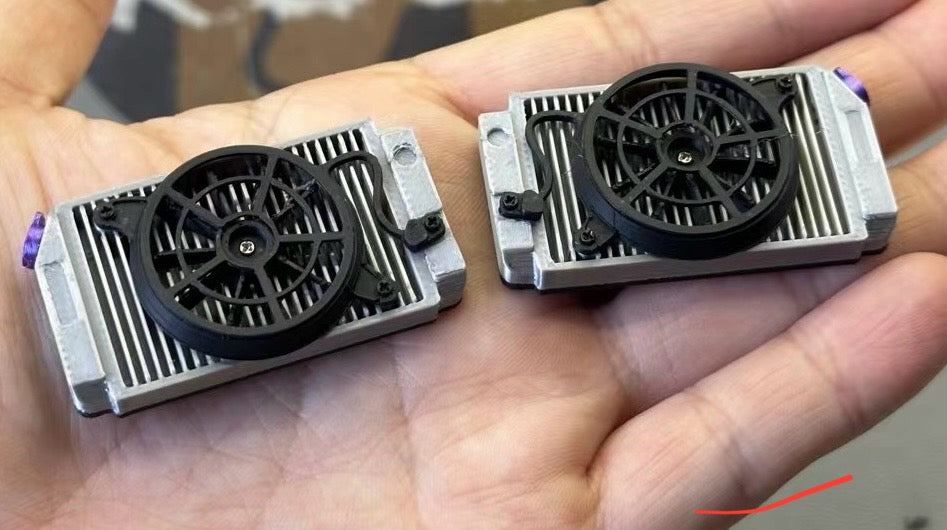 Handmade climbing car radiator